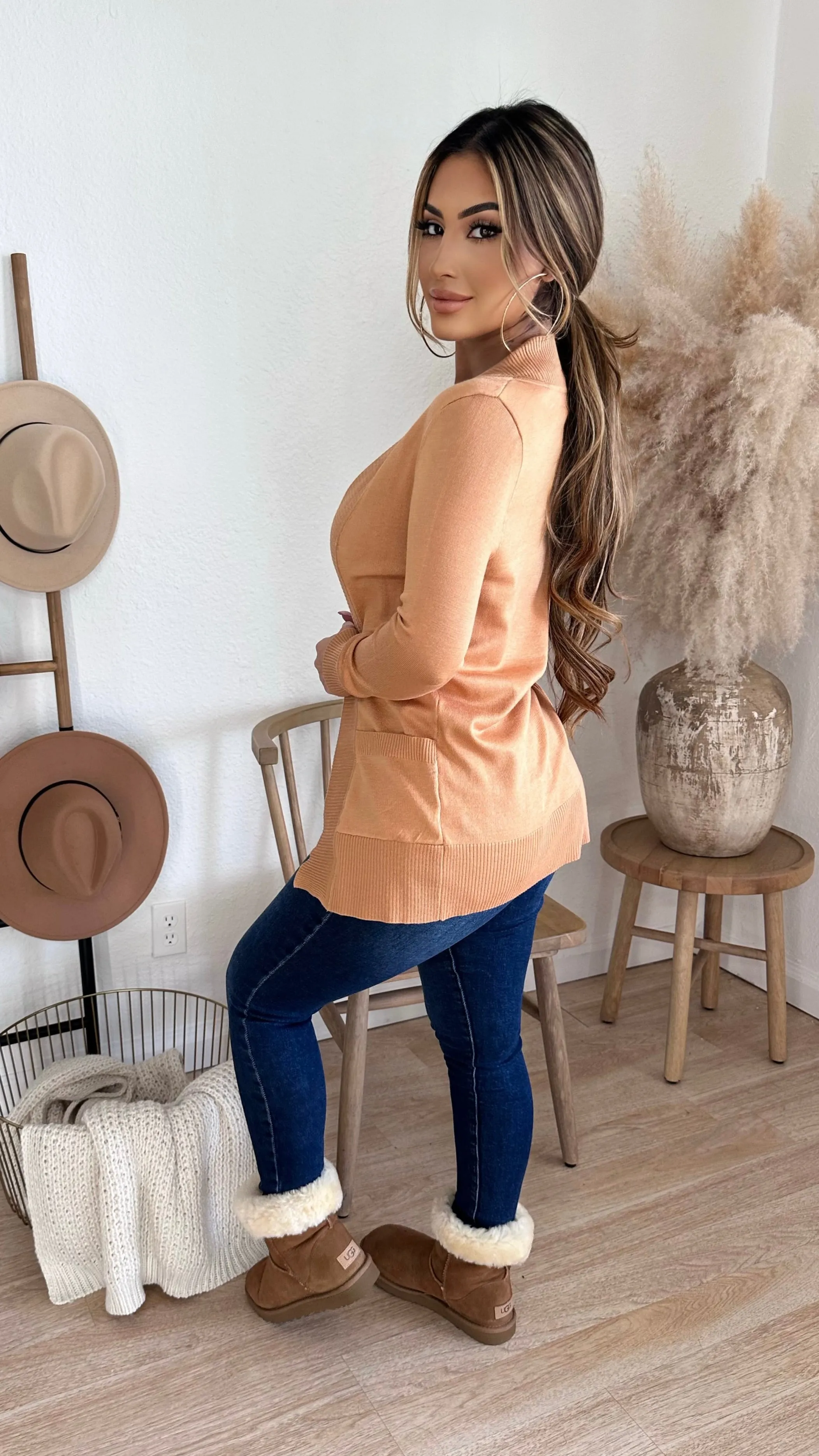 Valeria Cardigan (Honey Comb) sold by Lavish Couture Fashion product image thumbnail 3