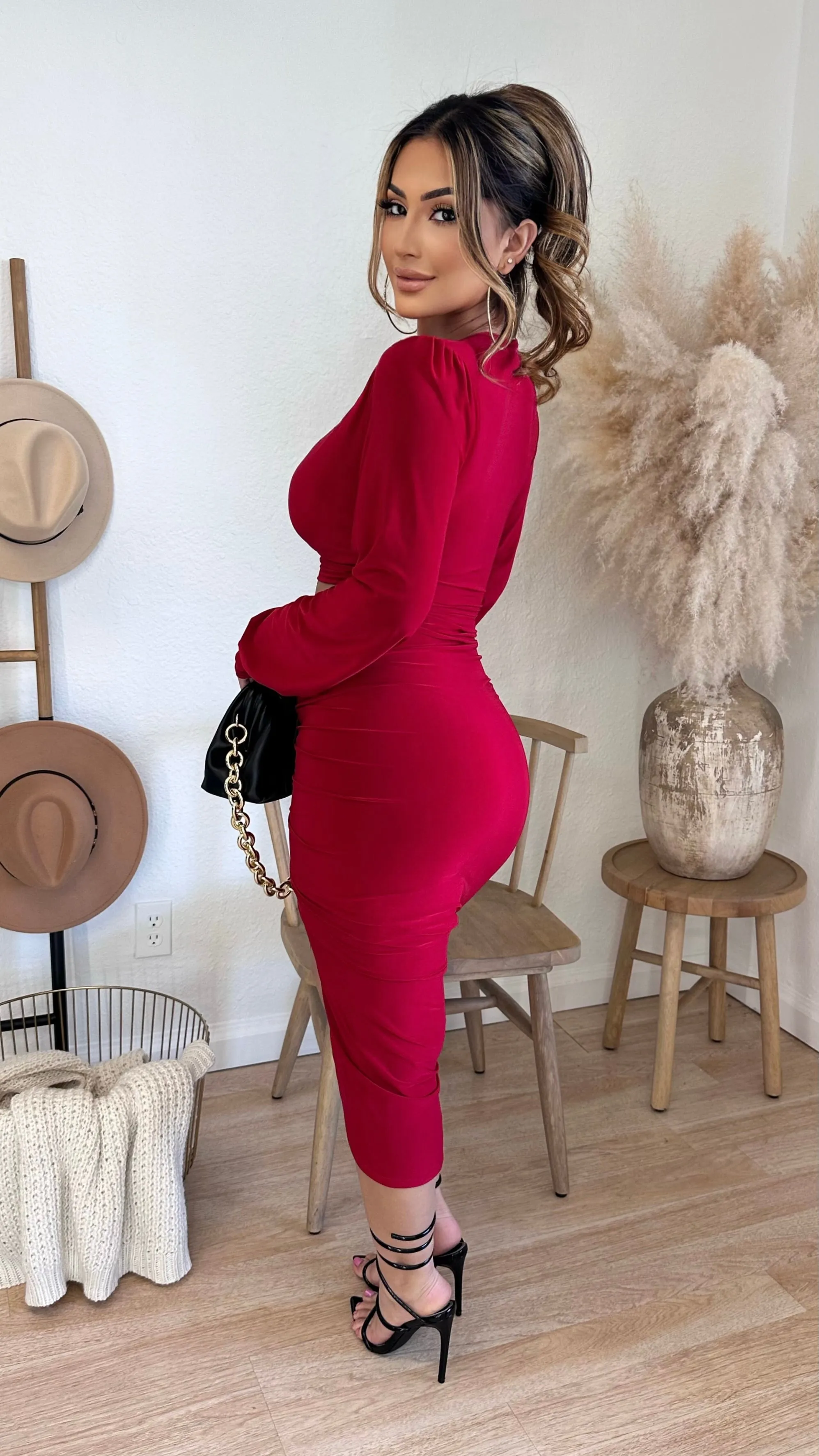 Standing Out 2PC Set (Red) sold by Lavish Couture Fashion product image thumbnail 3