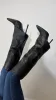 Center Of Attention Faux Leather Boots (Black) sold by Lavish Couture Fashion