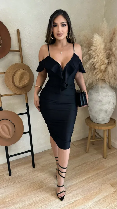 Flirting With Fabulous Dress (Black) sold by Lavish Couture Fashion