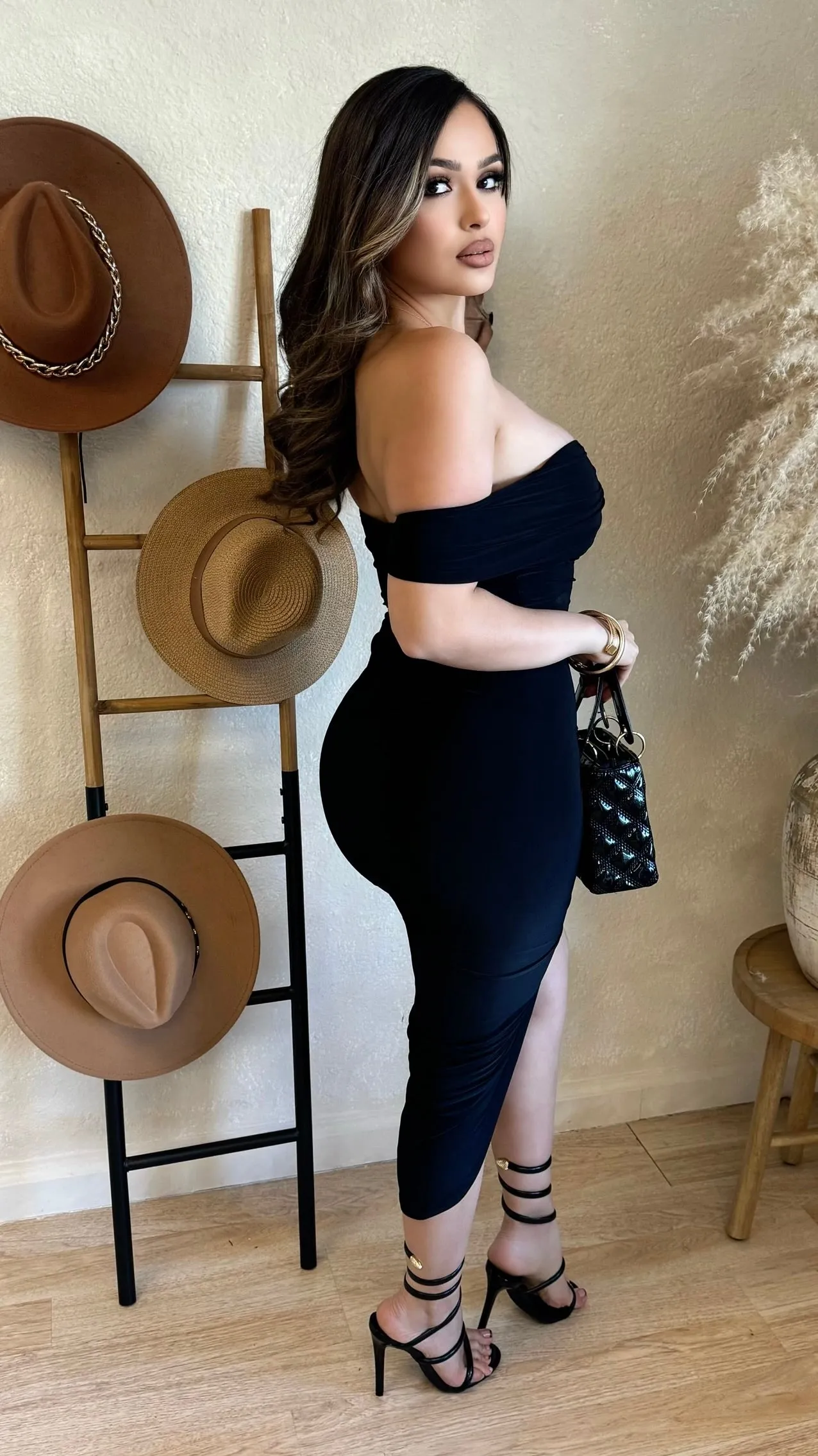 Fashionably Late 2PC Set (Black) sold by Lavish Couture Fashion product image thumbnail 2