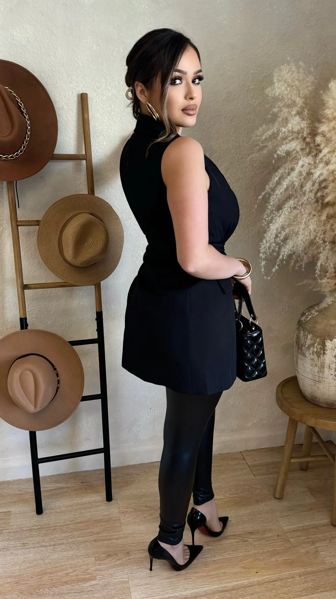 Executive Couture Vest (Black) sold by Lavish Couture Fashion product image thumbnail 2