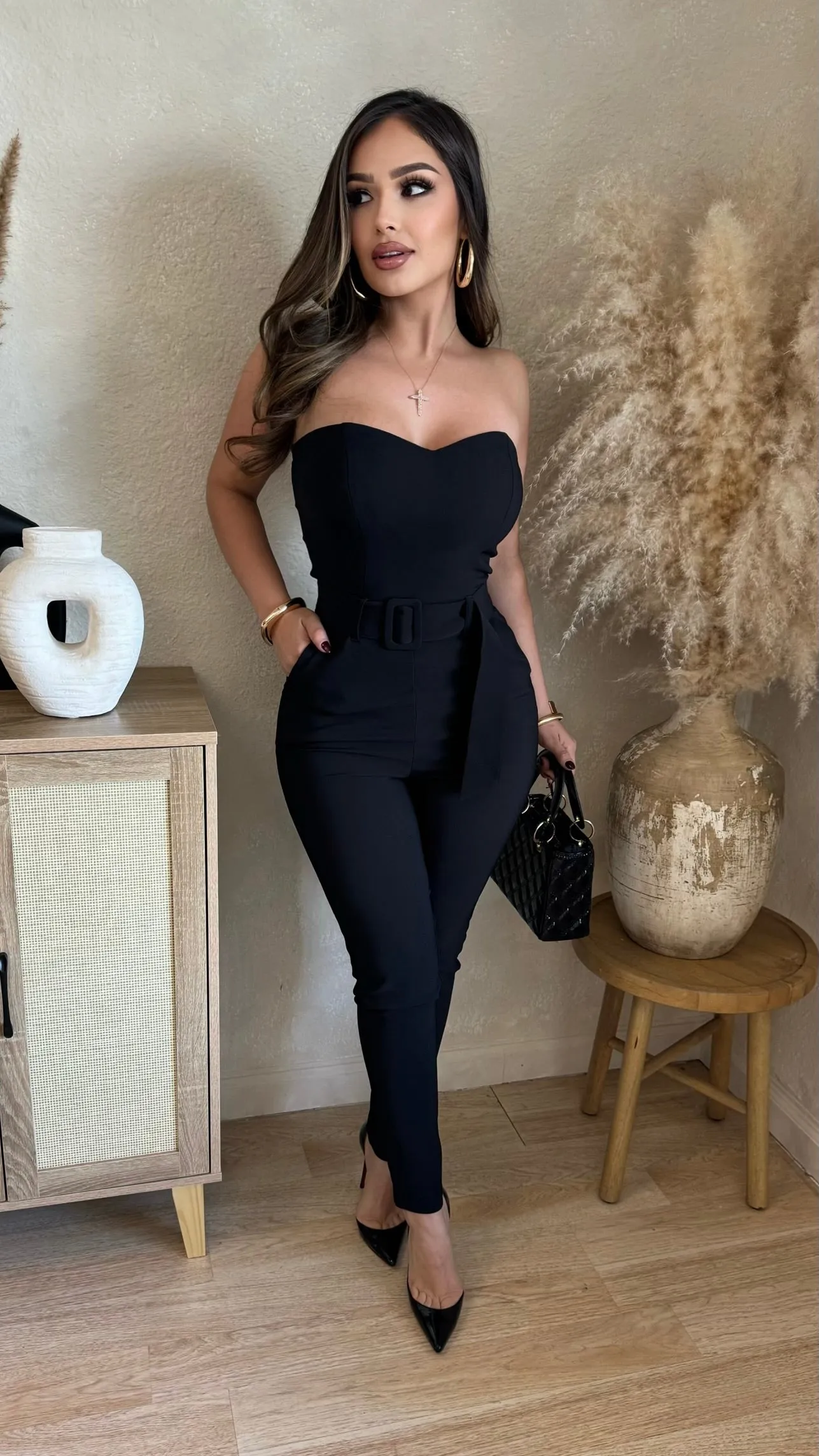 Sweet Heart Strapless Couture Jumper (Black) sold by Lavish Couture Fashion product image thumbnail 3