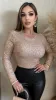 Glamour Girl Bodysuit (Gold) sold by Lavish Couture Fashion