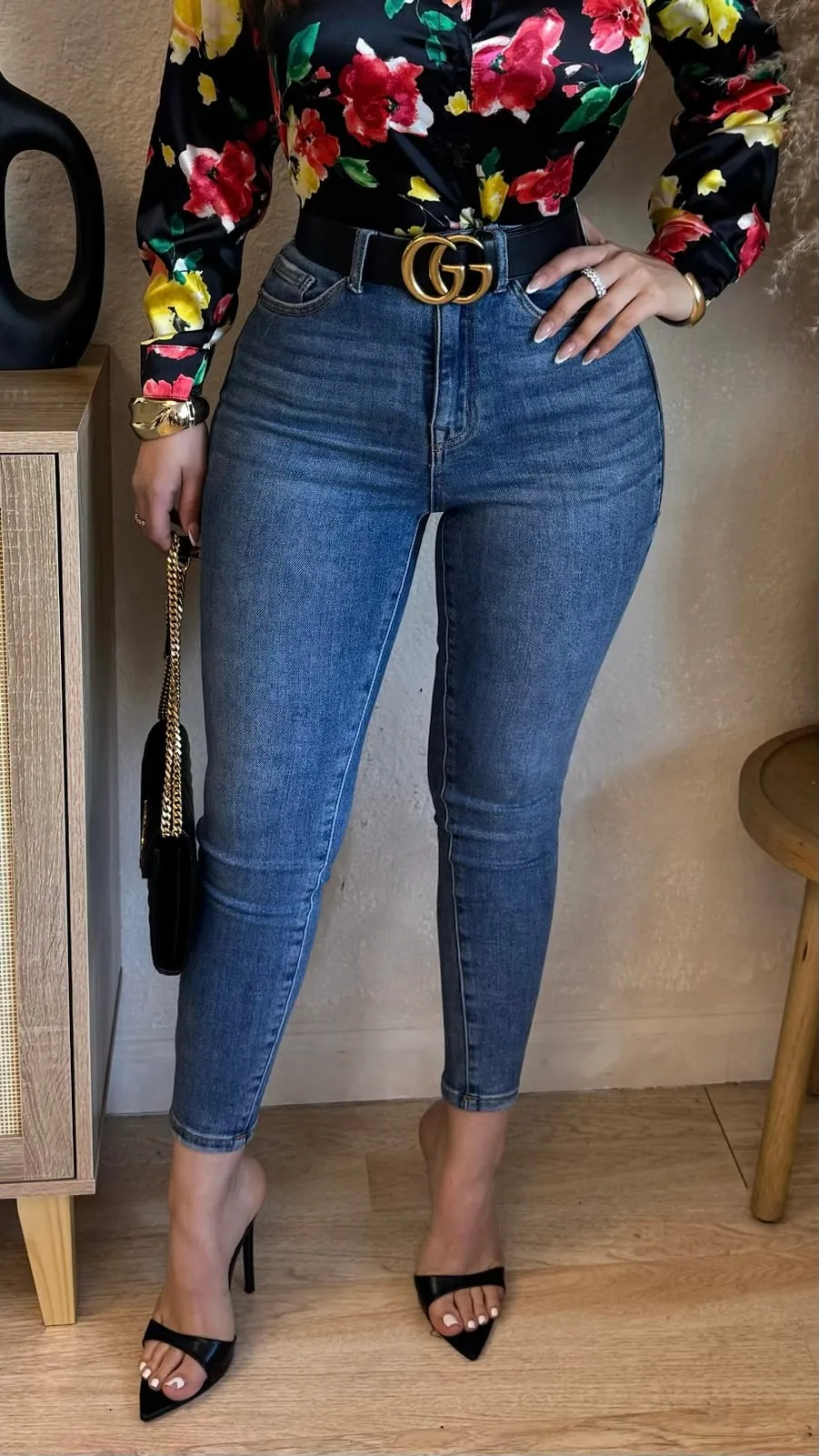 Remember Me High Rise Jeans (Medium Wash) sold by Lavish Couture Fashion