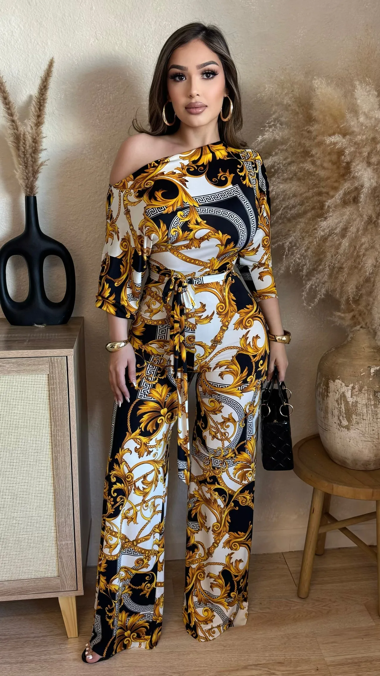 All Nighter Jumper (Black/ Gold) sold by Lavish Couture Fashion product image thumbnail 4