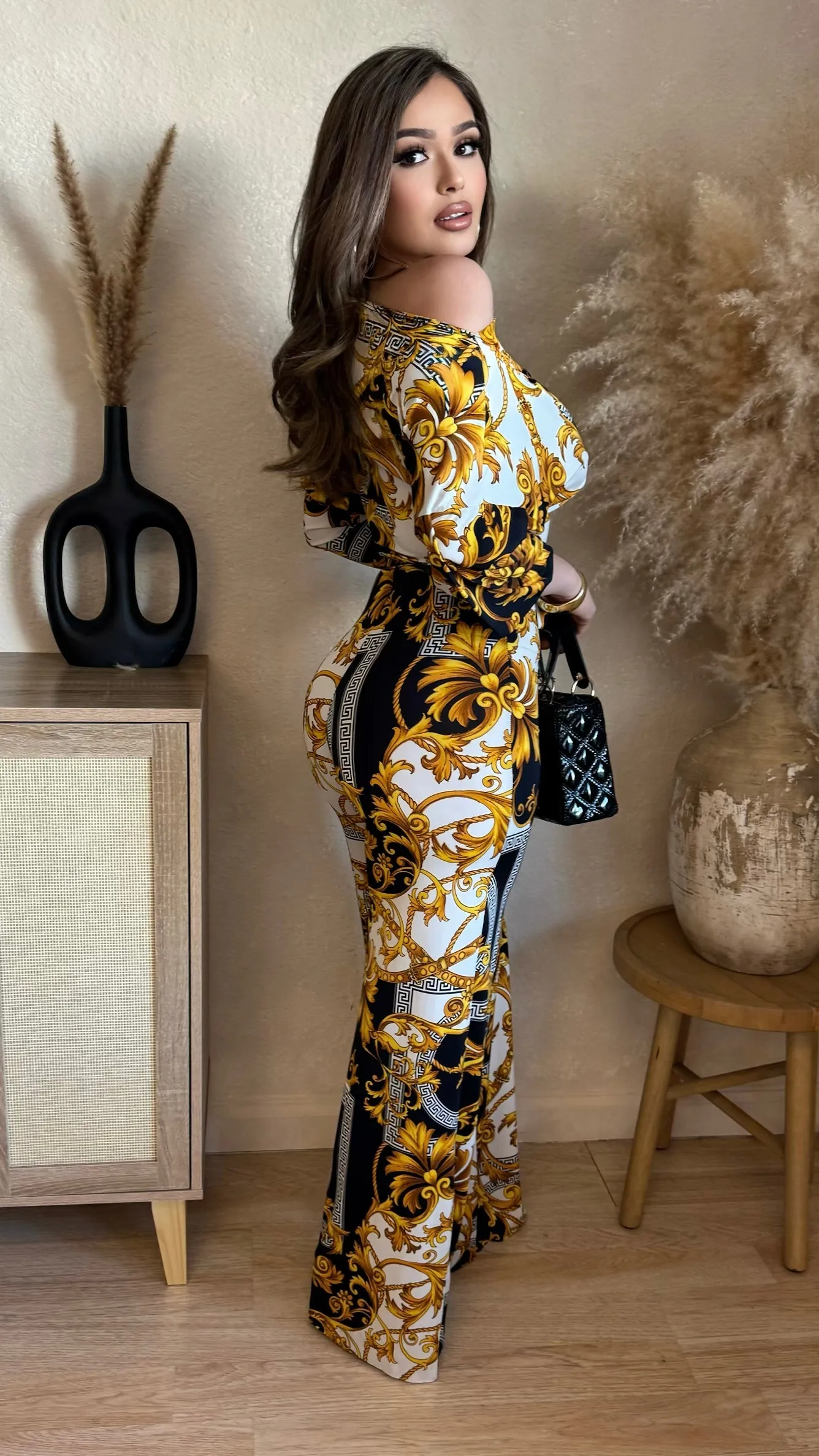 All Nighter Jumper (Black/ Gold) sold by Lavish Couture Fashion product image thumbnail 2