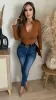 Macauley Bodysuit (Camel) sold by Lavish Couture Fashion