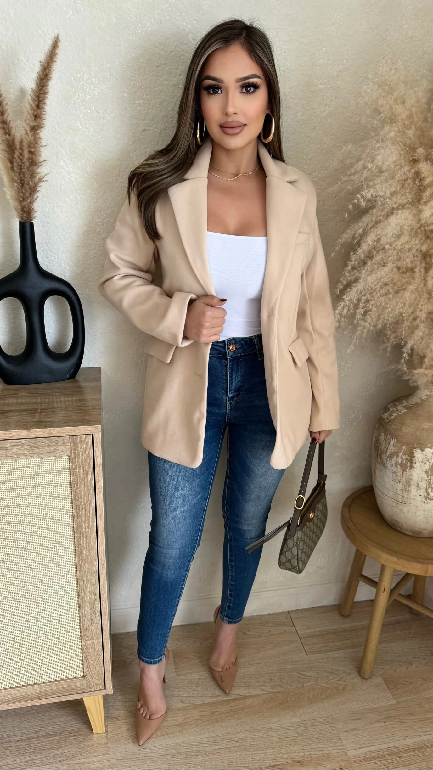 Delana Coat (Ivory) sold by Lavish Couture Fashion