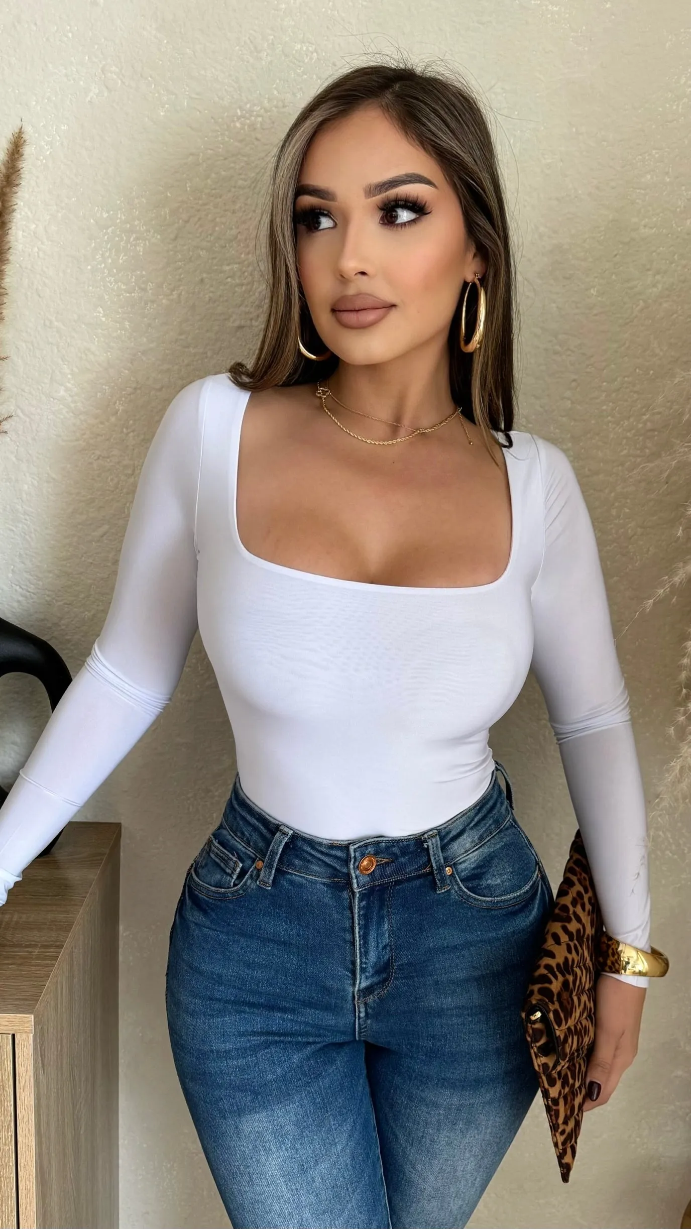 Naiya Bodysuit (White) sold by Lavish Couture Fashion