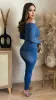 Highlight Of The Night Tops (Cement Blue) sold by Lavish Couture Fashion