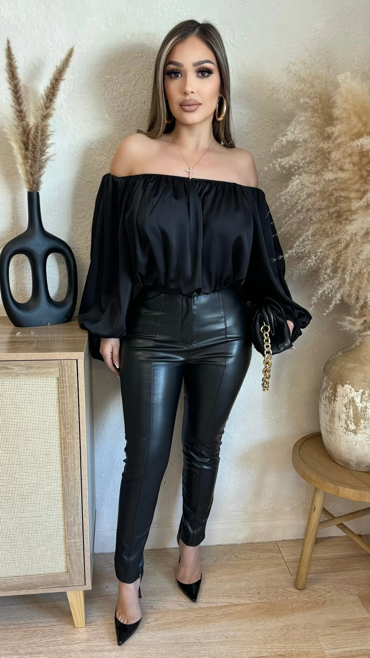 Unbreakable Charm Tops (Black) sold by Lavish Couture Fashion