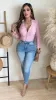Mabel Button Up Top (Dusty Pink) sold by Lavish Couture Fashion