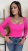 Ciana Top (Hot Pink) sold by Lavish Couture Fashion