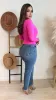 Ciana Top (Hot Pink) sold by Lavish Couture Fashion