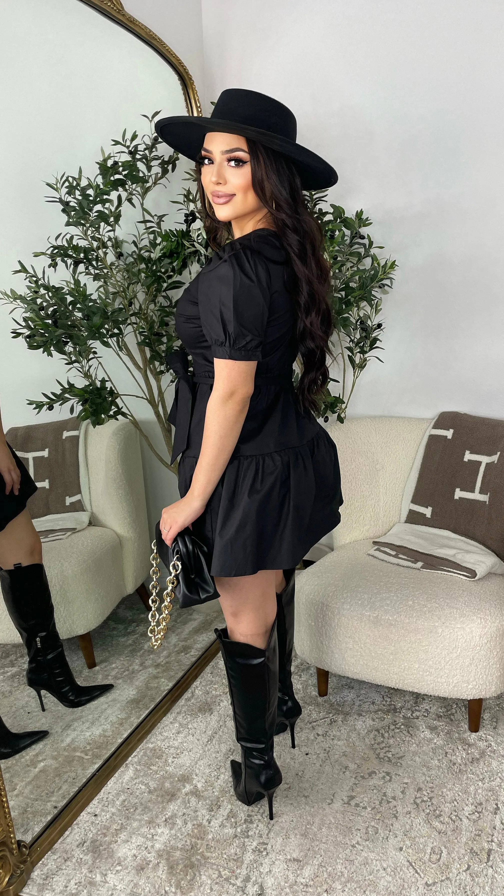 Another Level Midi Dress (Black) sold by Lavish Couture Fashion product image thumbnail 2