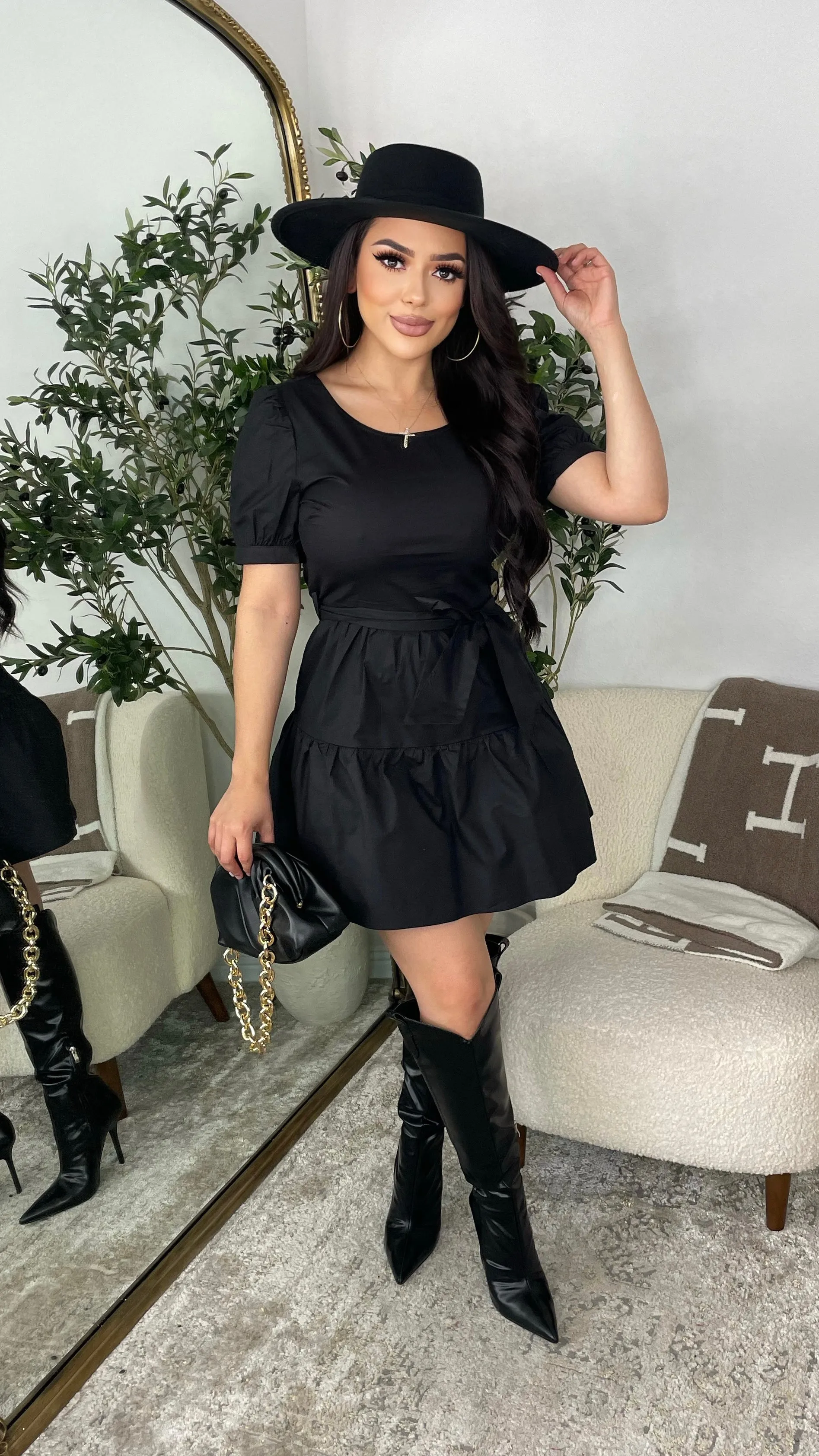 Another Level Midi Dress (Black) sold by Lavish Couture Fashion product image thumbnail 4