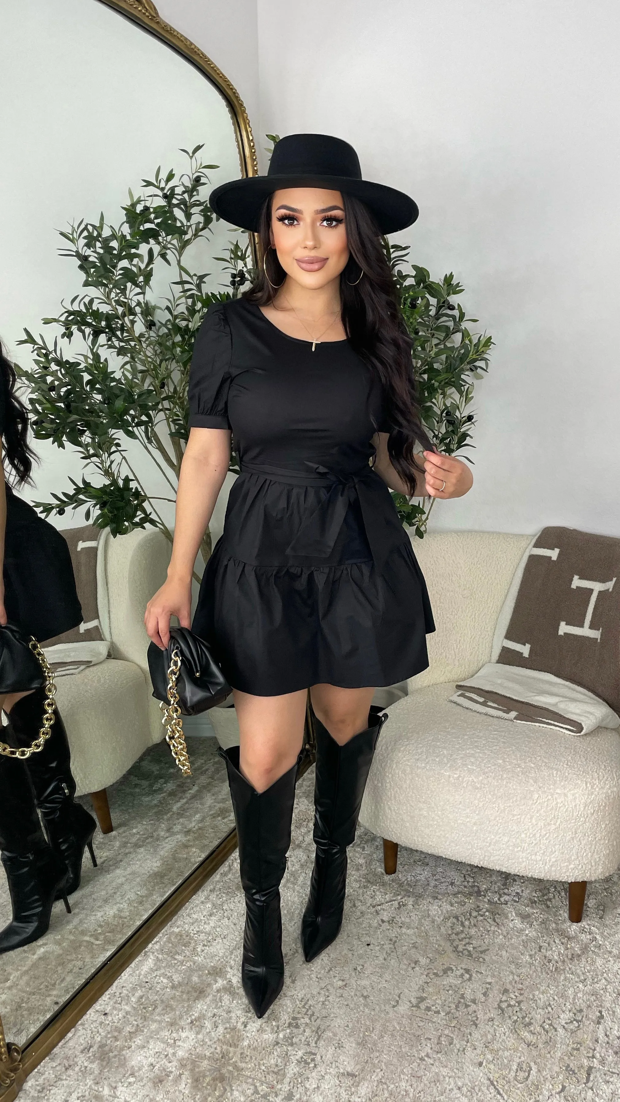 Another Level Midi Dress (Black) sold by Lavish Couture Fashion product image thumbnail 3