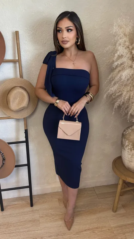 Own The Mood Dress (Navy) sold by Lavish Couture Fashion