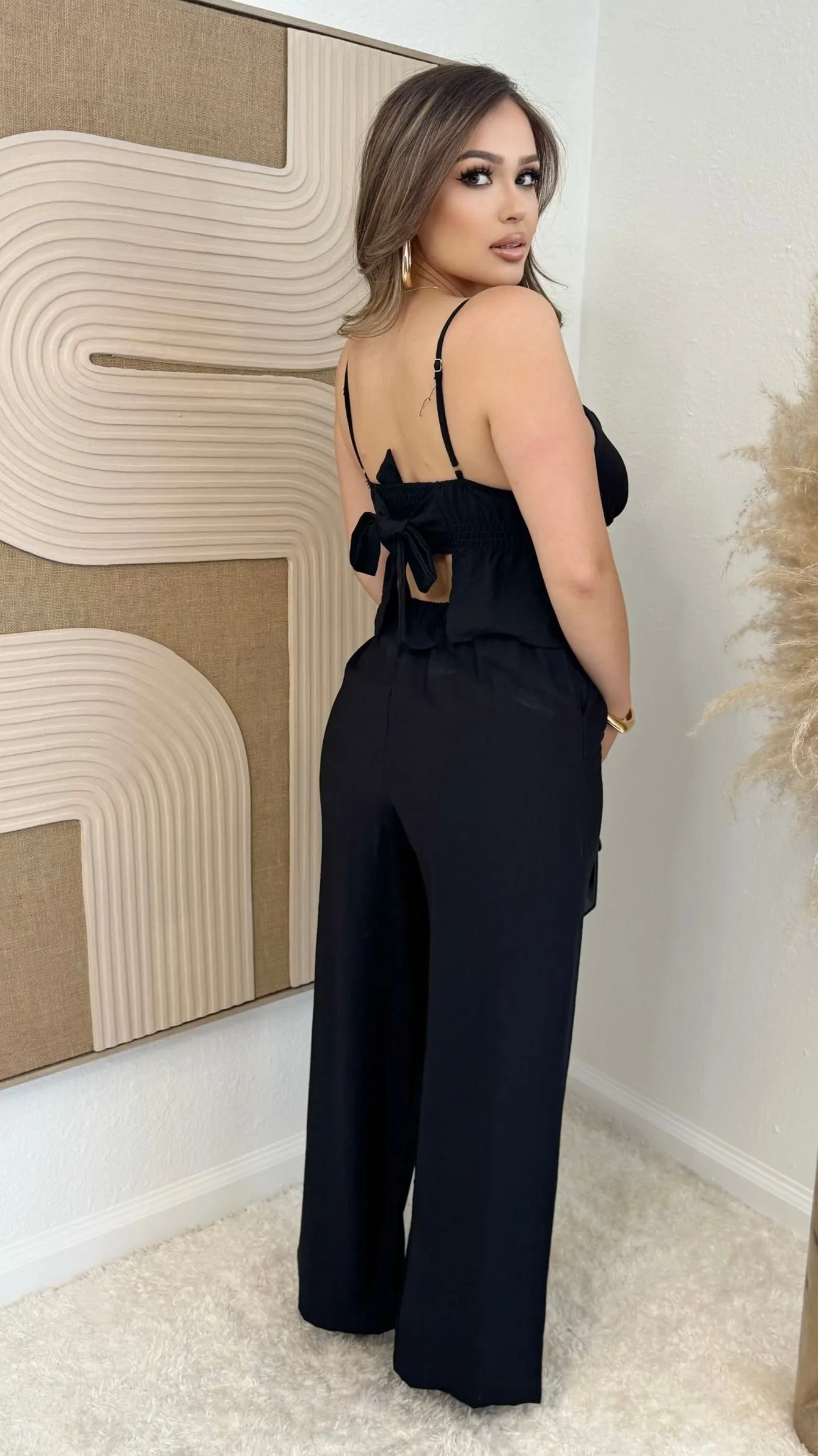 Effortless Lounge Pant Set (Black) sold by Lavish Couture Fashion product image thumbnail 2