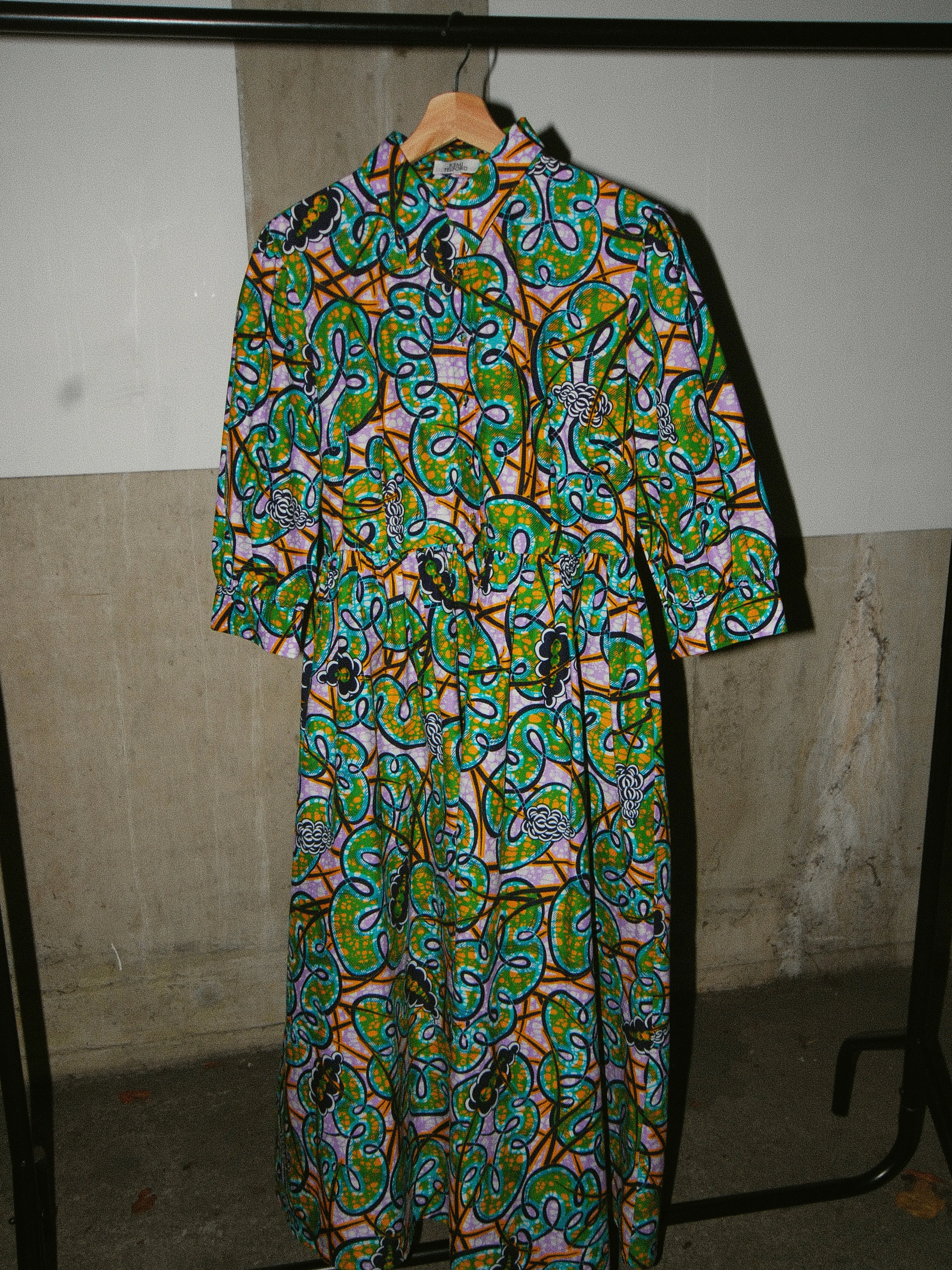 Green Vine Shirt Dress sold by Kemi Telford product image thumbnail 2