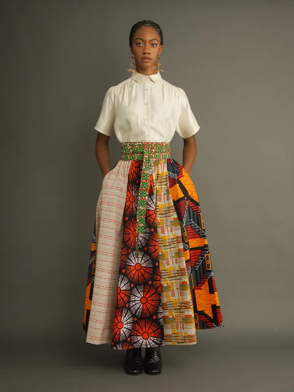 Bisi 8-Panel Maxi Skirt – Sustainable, Flowy, and Effortlessly Stylish sold by Kemi Telford