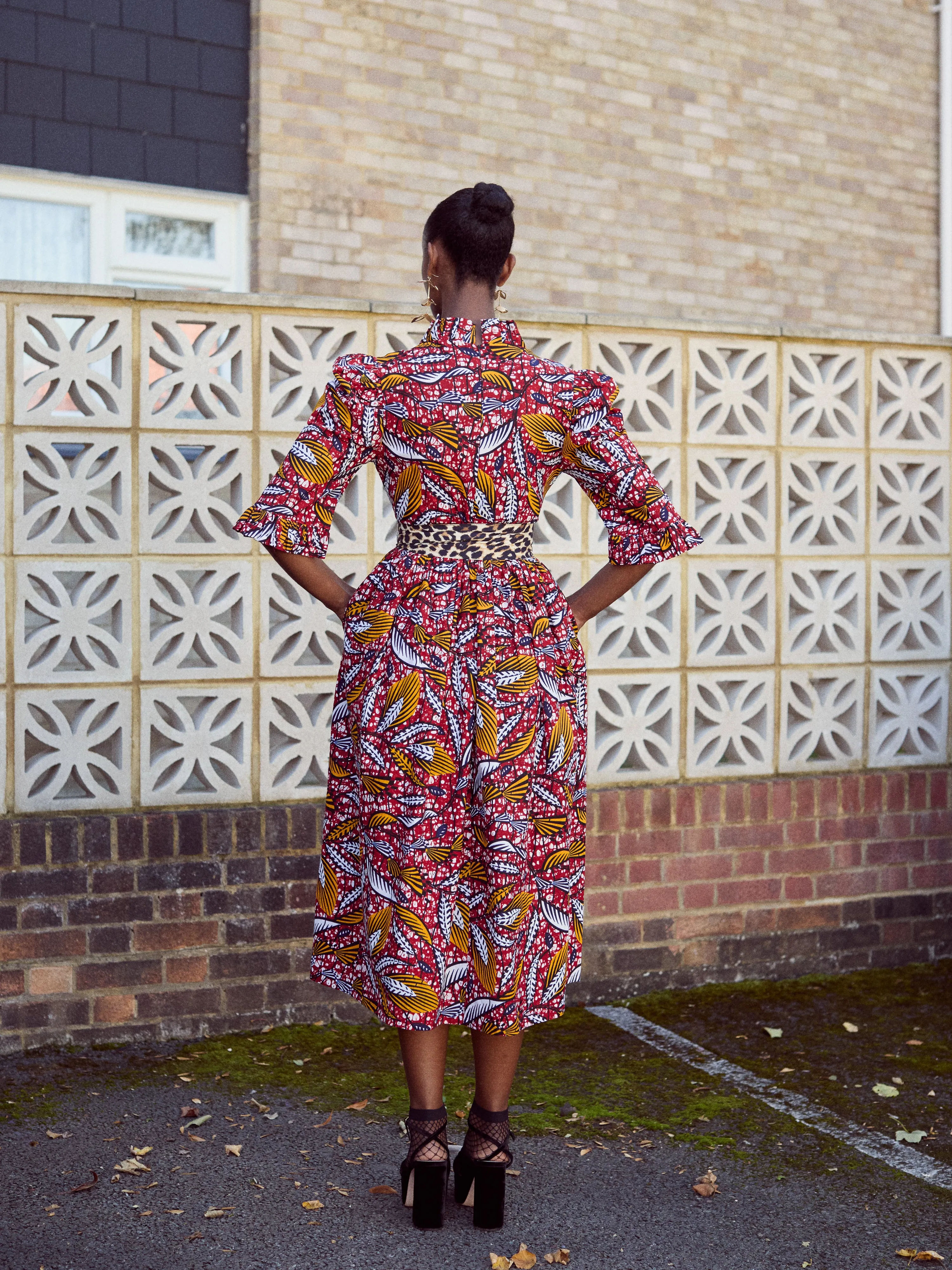 Aniola V Neck Greta Dress sold by Kemi Telford product image thumbnail 4