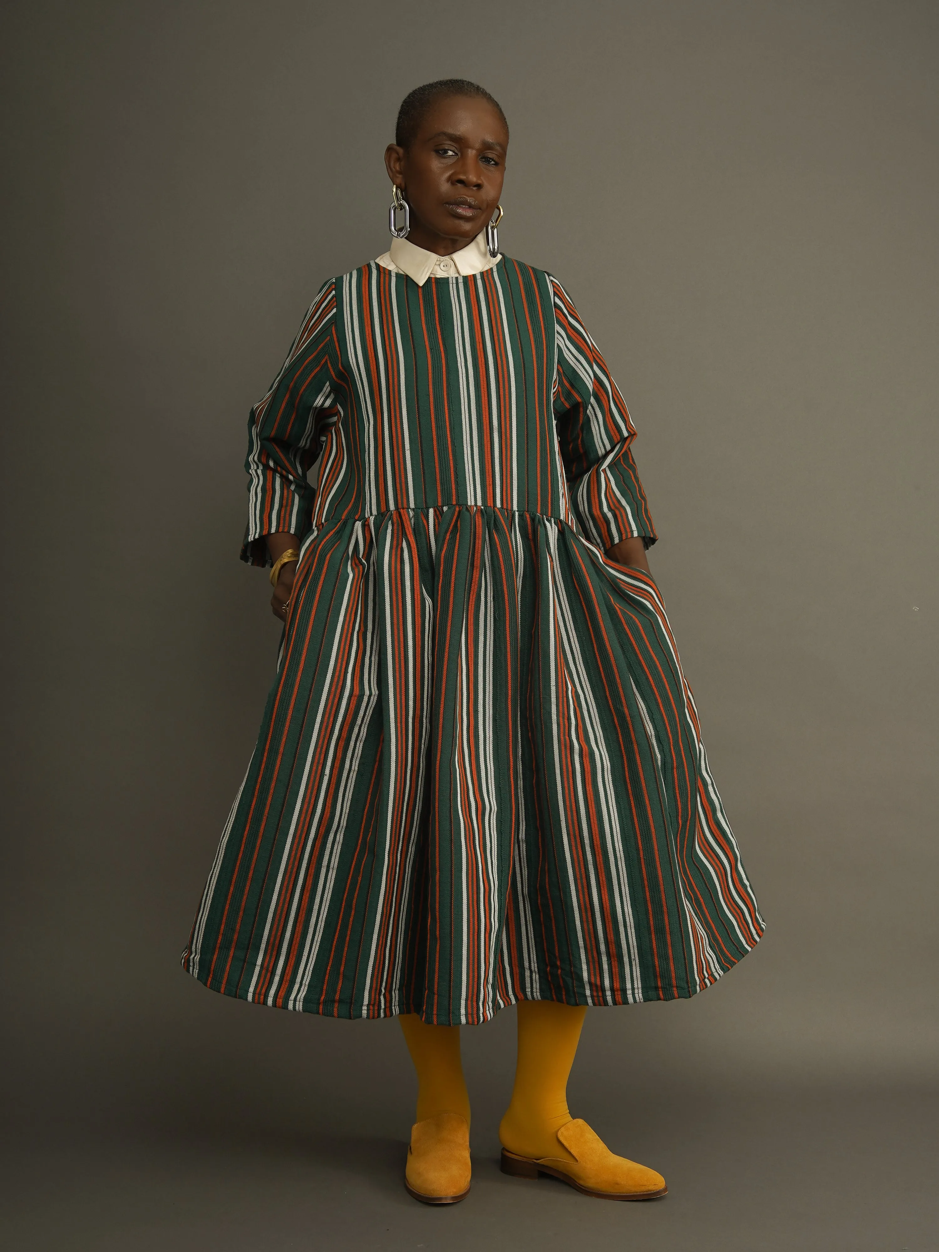 Limited Edition Bisi Aso-Oke Free Dress sold by Kemi Telford product image thumbnail 3