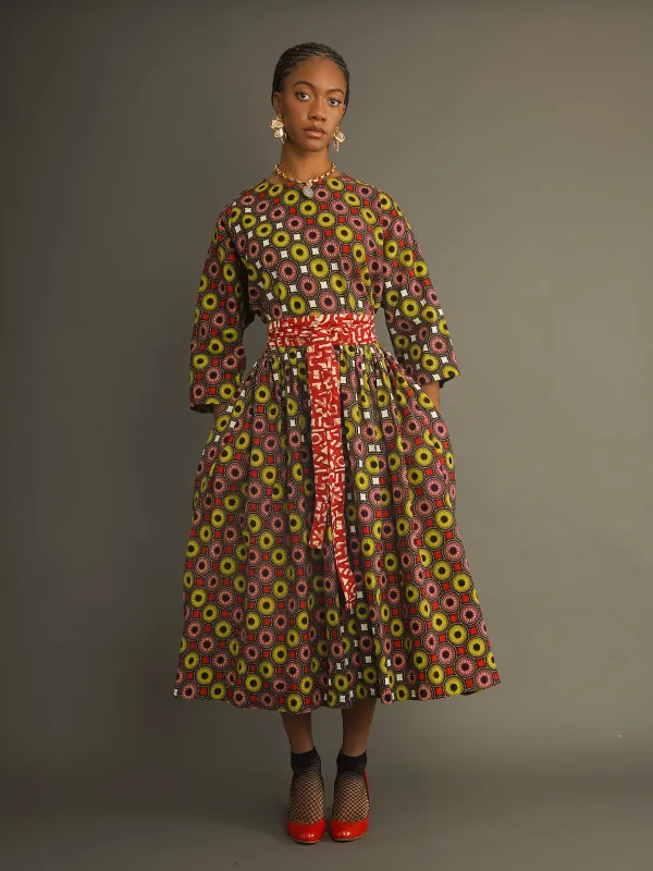 October Structured Belted Free Dress sold by Kemi Telford