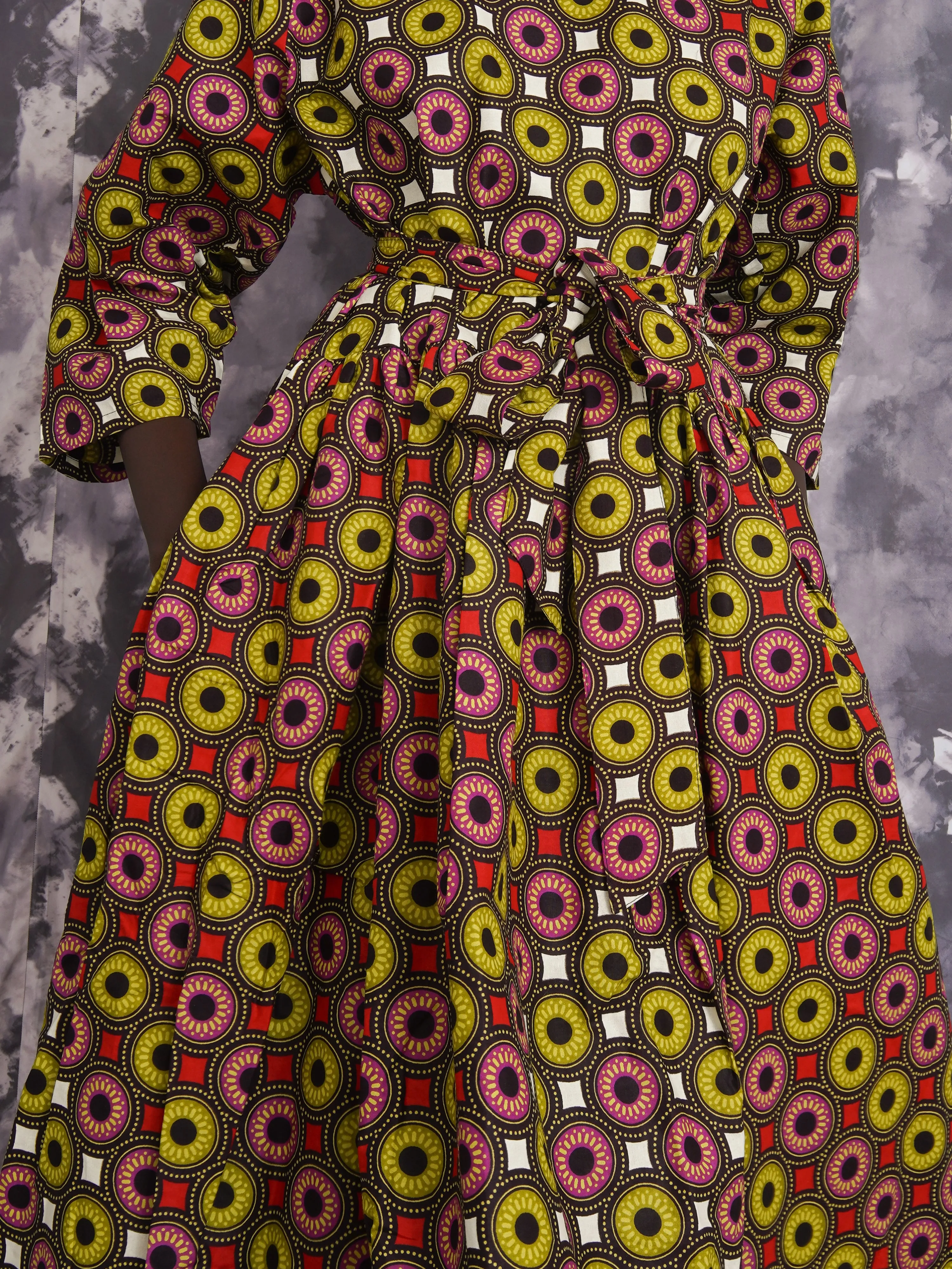 October Structured Belted Free Dress sold by Kemi Telford product image thumbnail 3