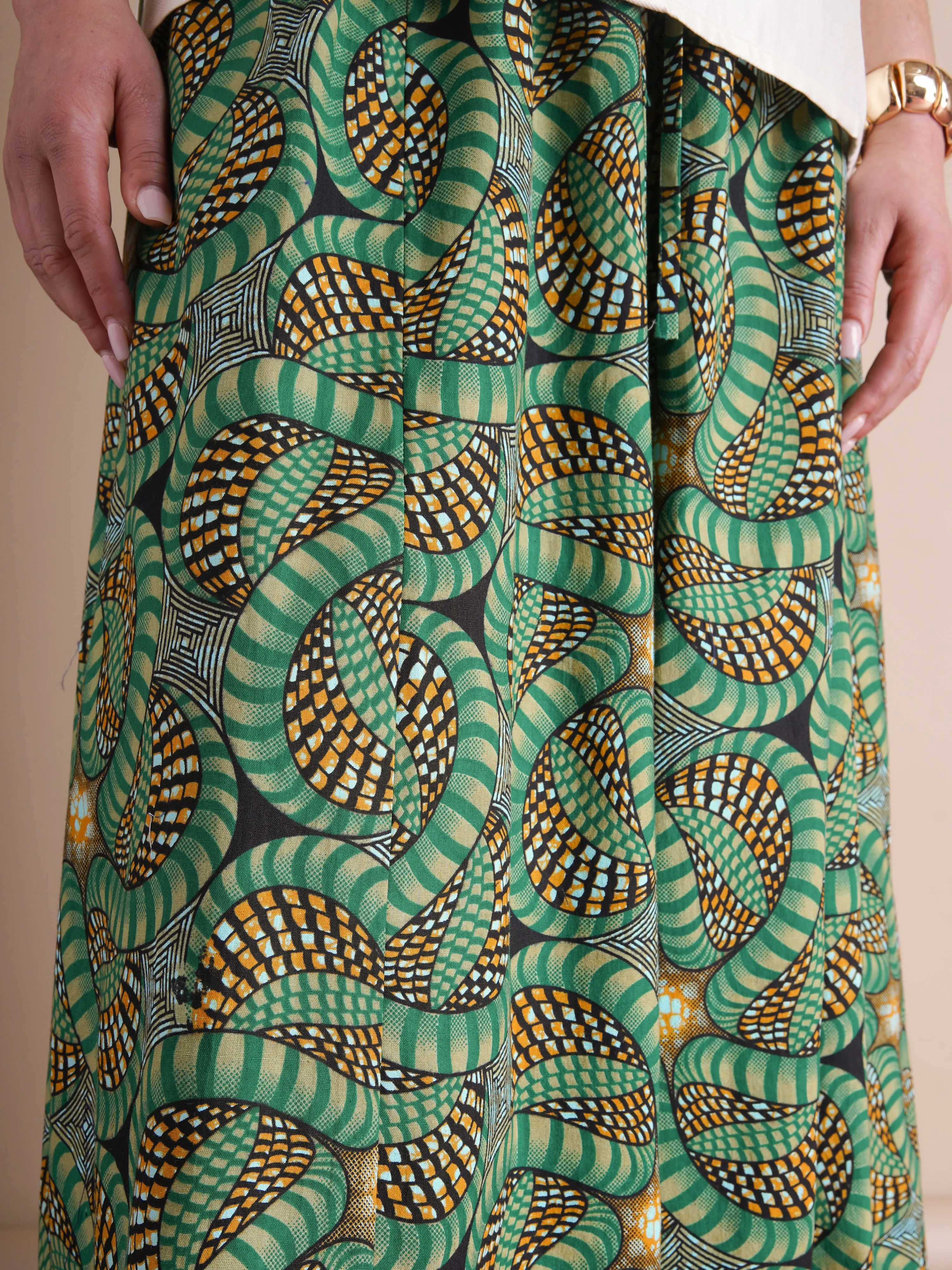 The Sunpo Wide Leg Pants - Cotton Palazzo Pants sold by Kemi Telford product image thumbnail 3