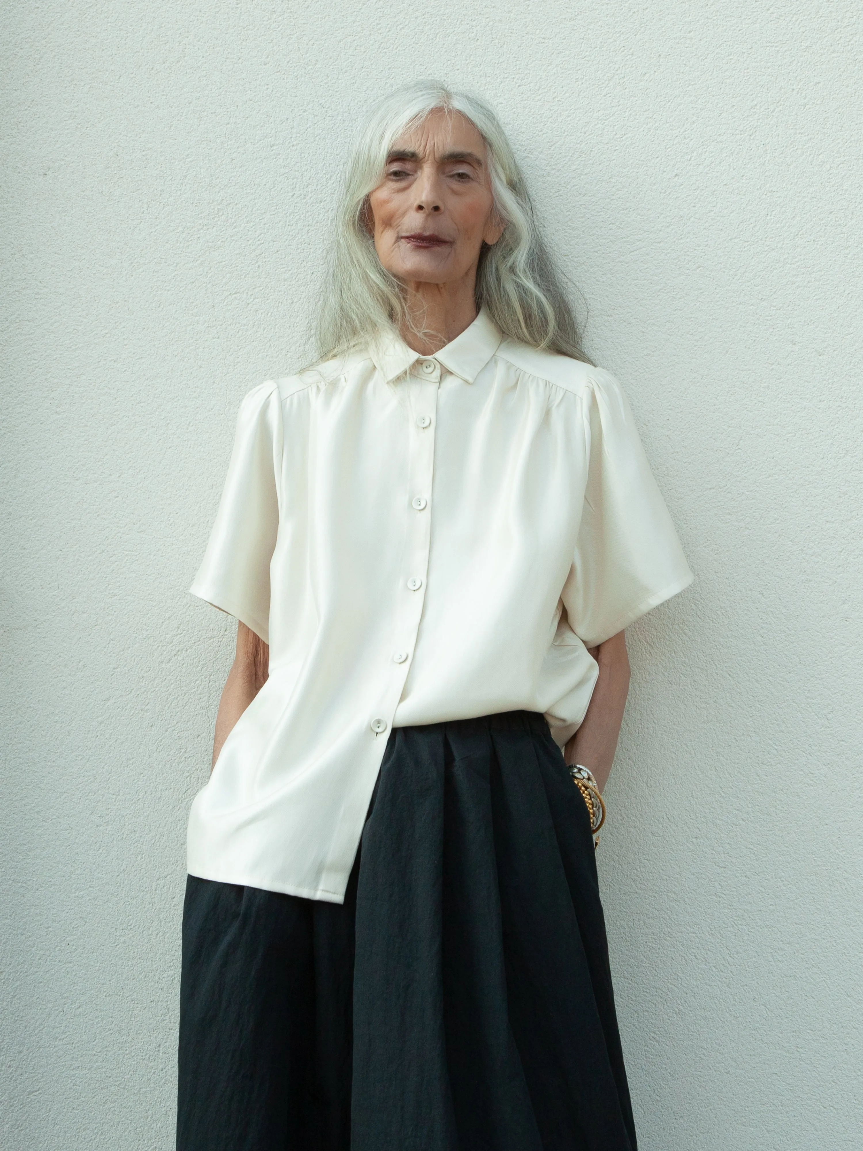 Vintage-Inspired Heritage Ivory Shirt sold by Kemi Telford product image thumbnail 2