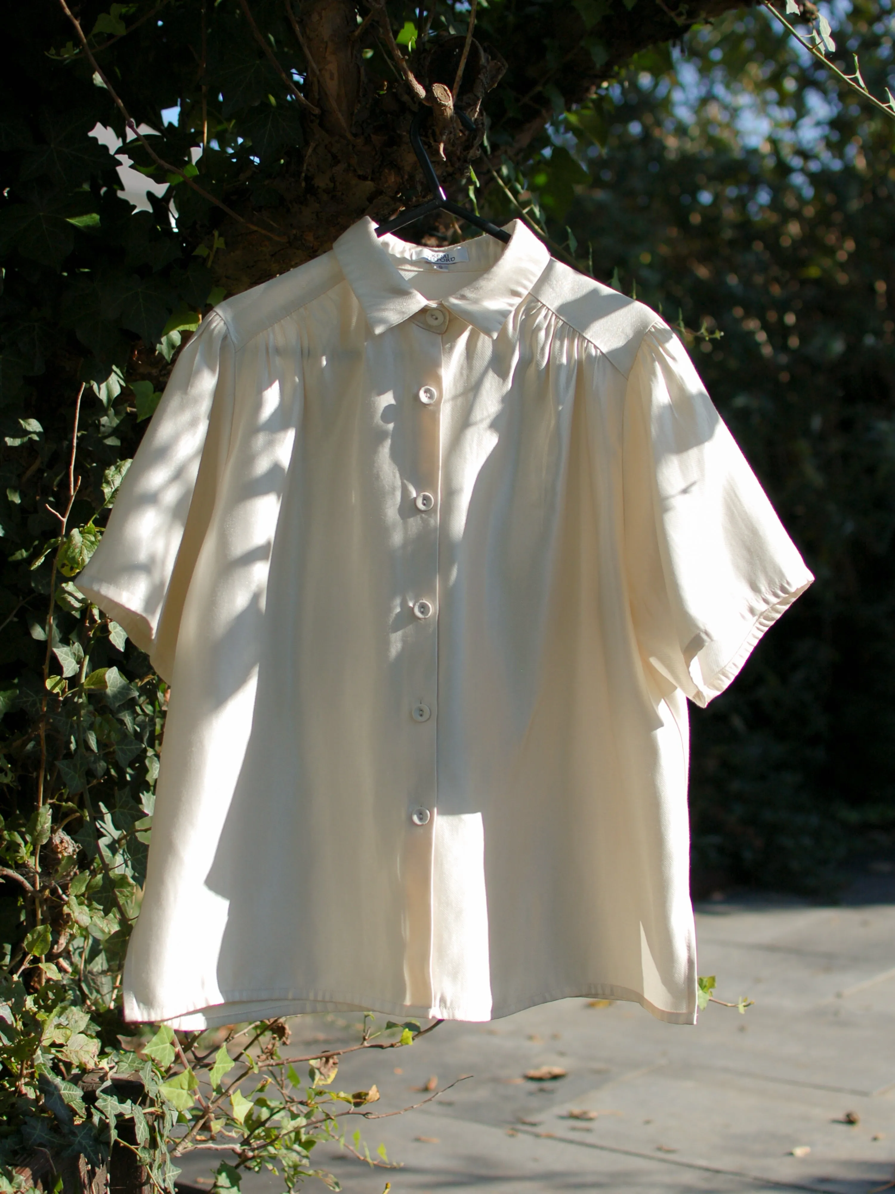 Vintage-Inspired Heritage Ivory Shirt sold by Kemi Telford product image thumbnail 3