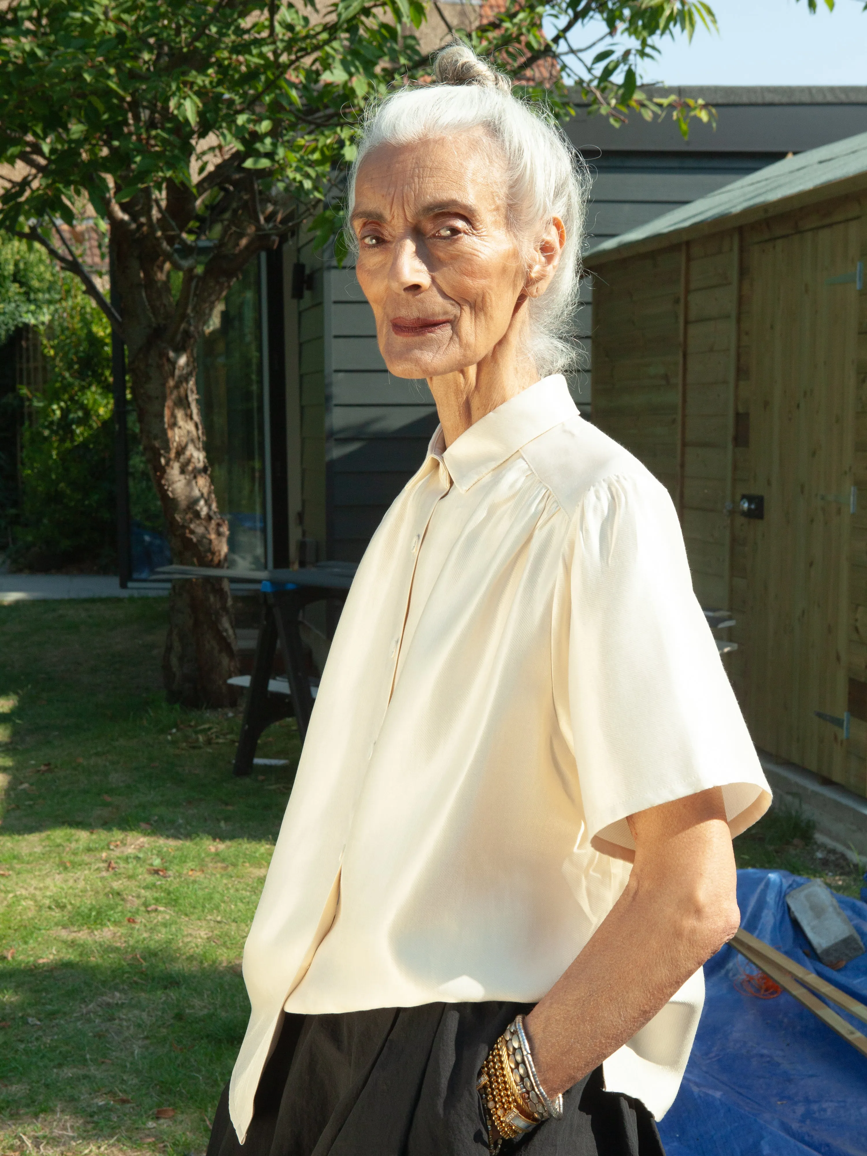 Vintage-Inspired Heritage Ivory Shirt sold by Kemi Telford product image thumbnail 4