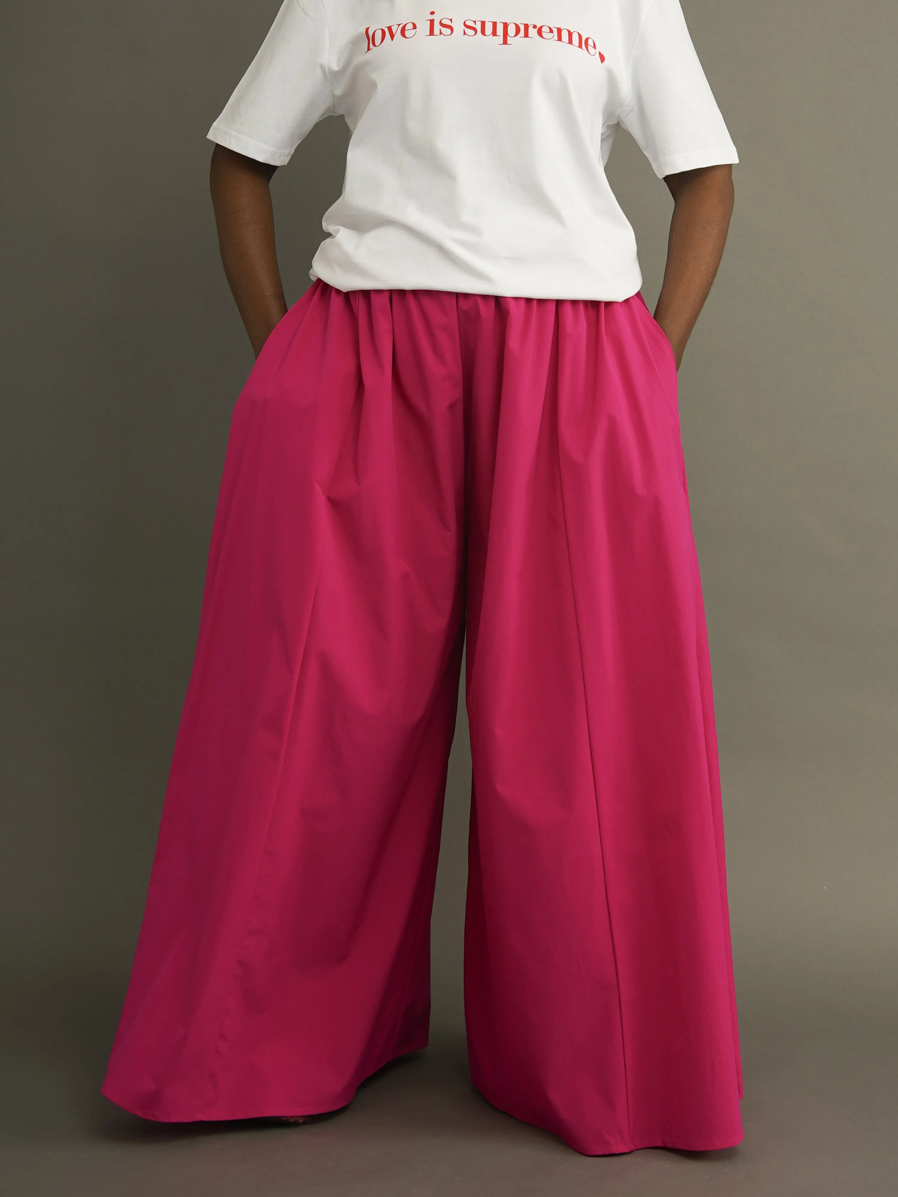 Charlie Pink Wide-Leg Palazzo Pants sold by Kemi Telford product image thumbnail 5