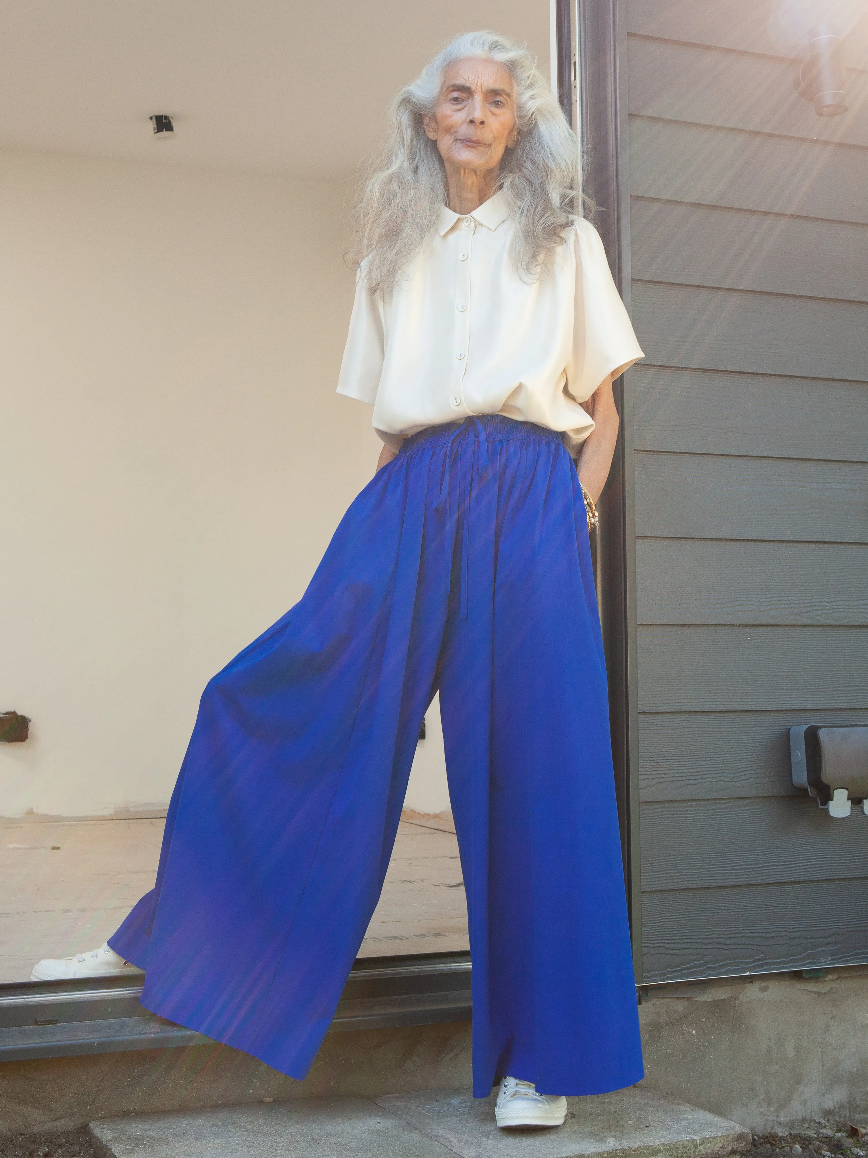 Charlie Blue Wide-Leg Palazzo Pants sold by Kemi Telford product image thumbnail 3