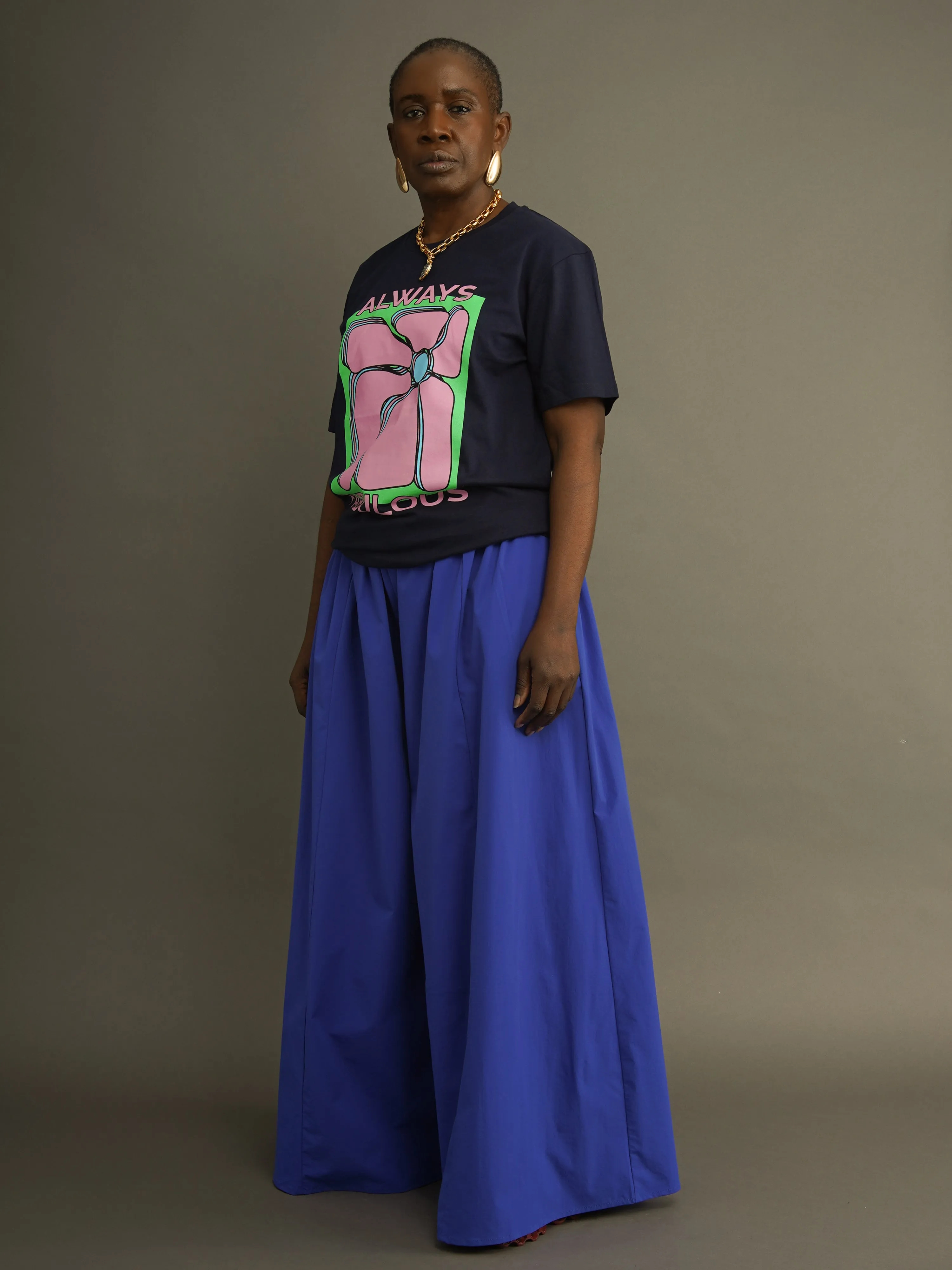 Charlie Blue Wide-Leg Palazzo Pants sold by Kemi Telford product image thumbnail 5