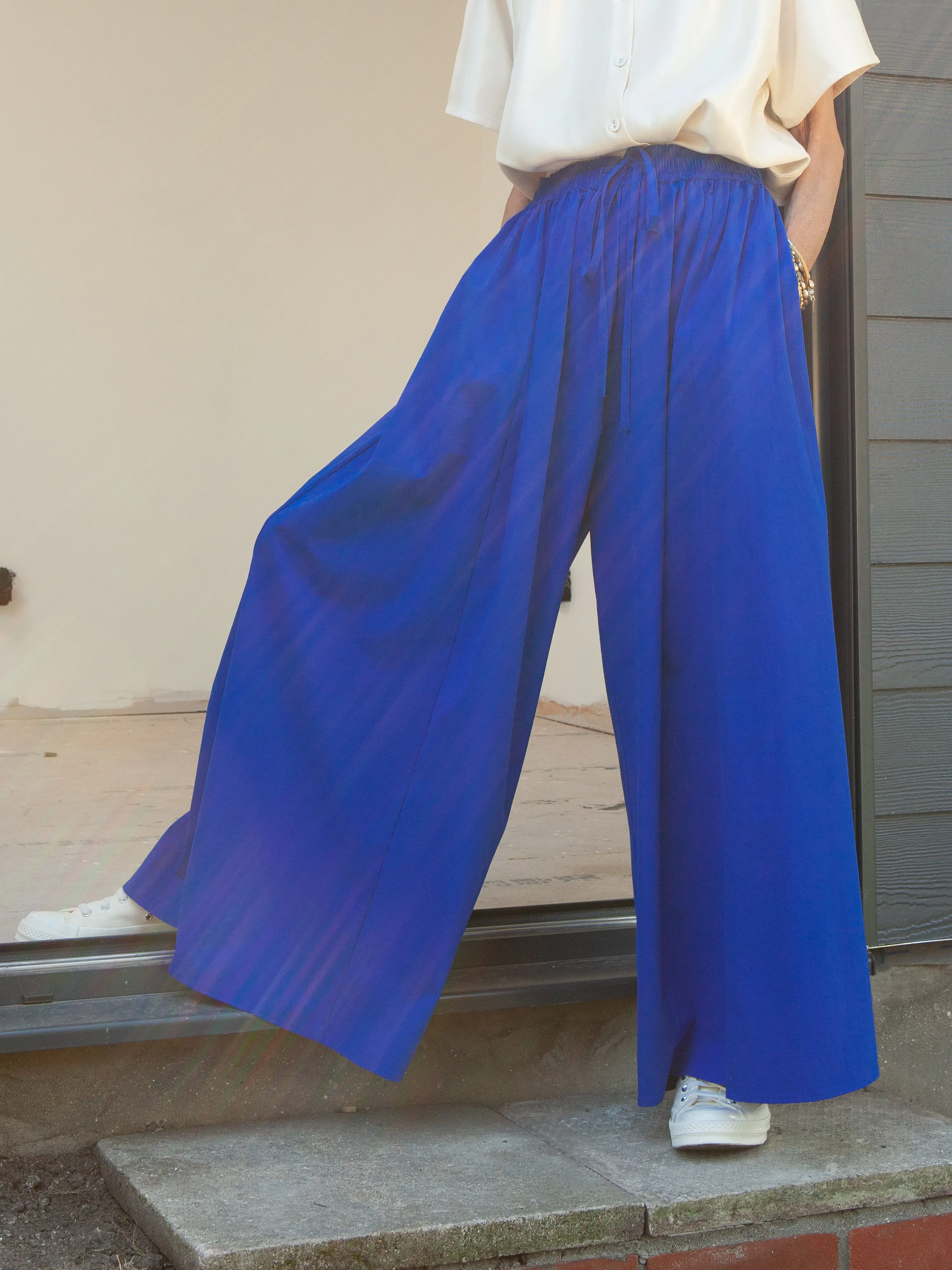 Charlie Blue Wide-Leg Palazzo Pants sold by Kemi Telford product image thumbnail 2