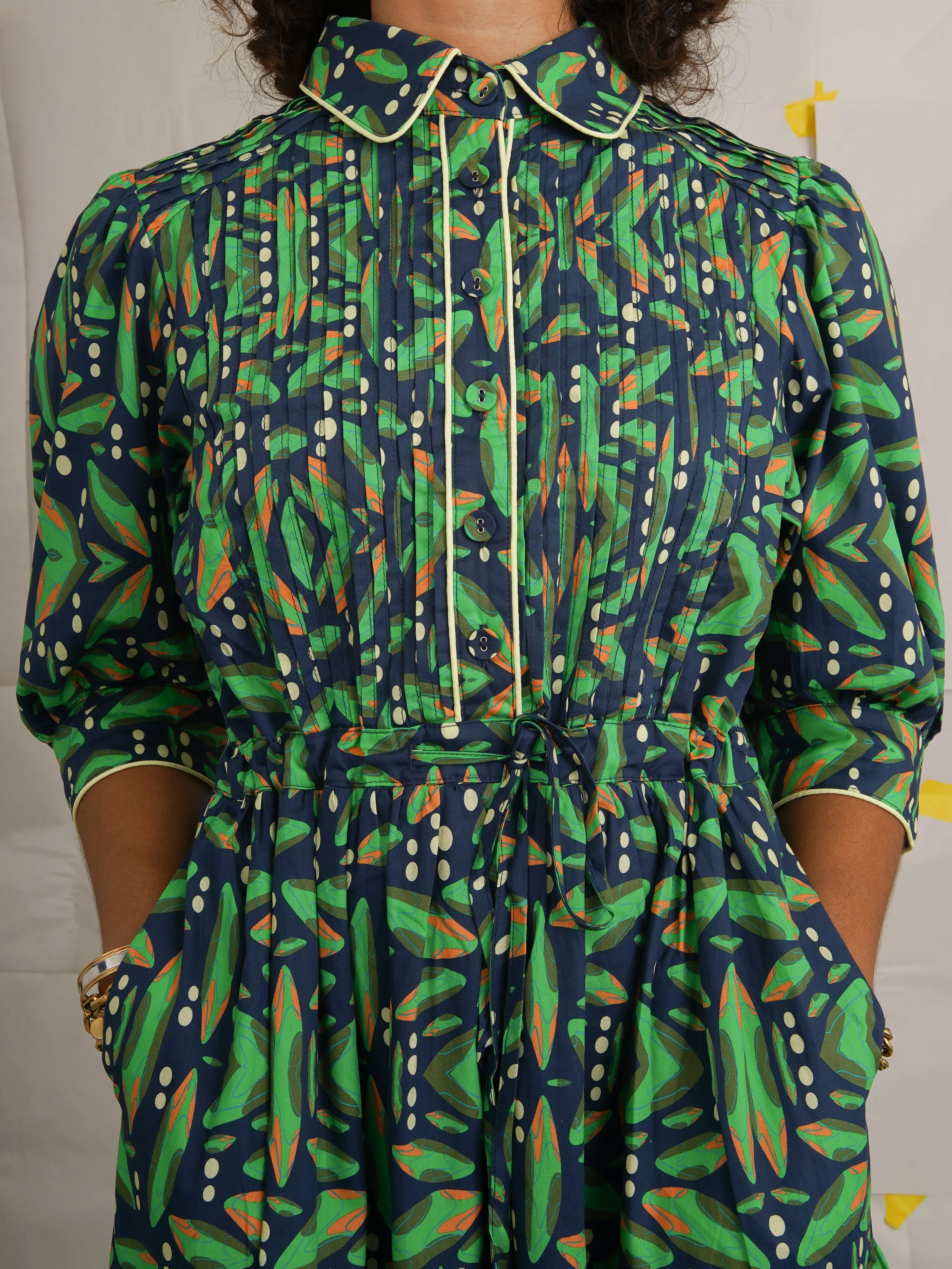 The Tomi Cotton Midi Dress – Soft Structure, Statement Shape sold by Kemi Telford product image thumbnail 4