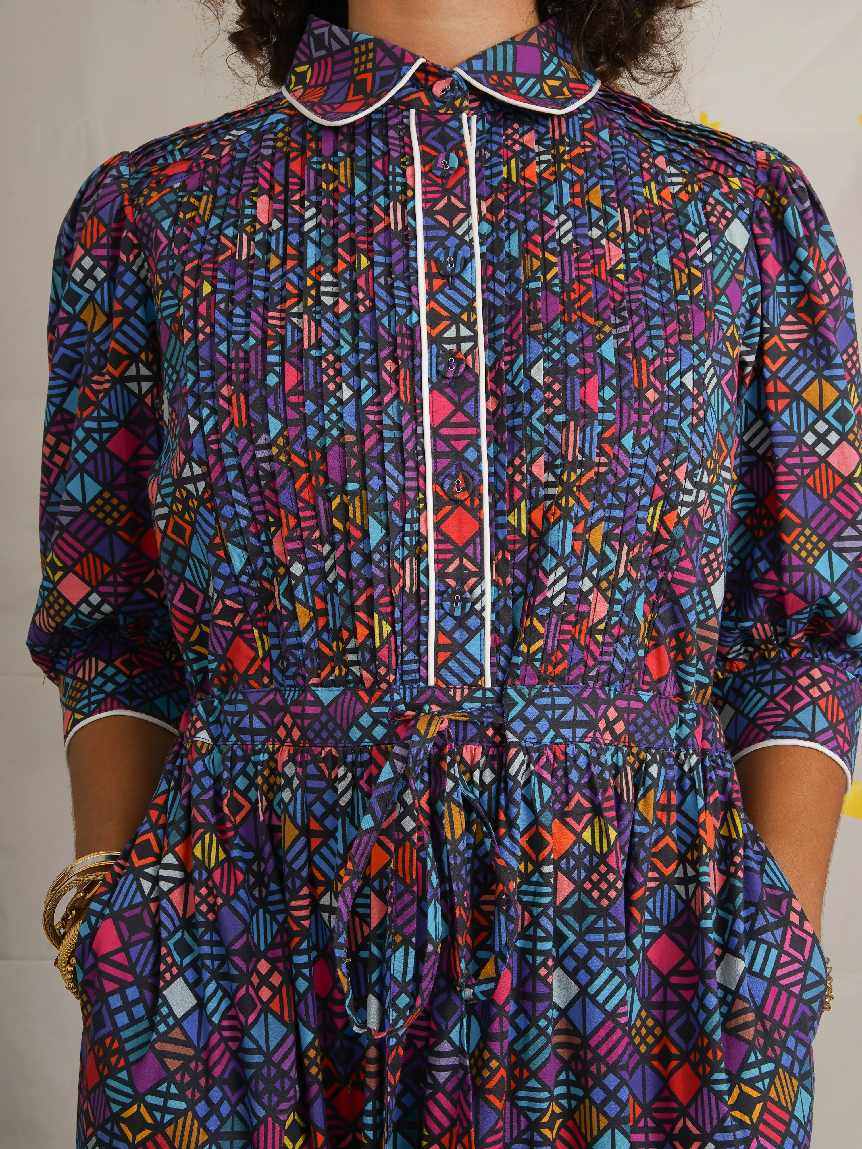 The Remi Cotton Midi Dress – Soft Structure, Statement Shape sold by Kemi Telford product image thumbnail 2