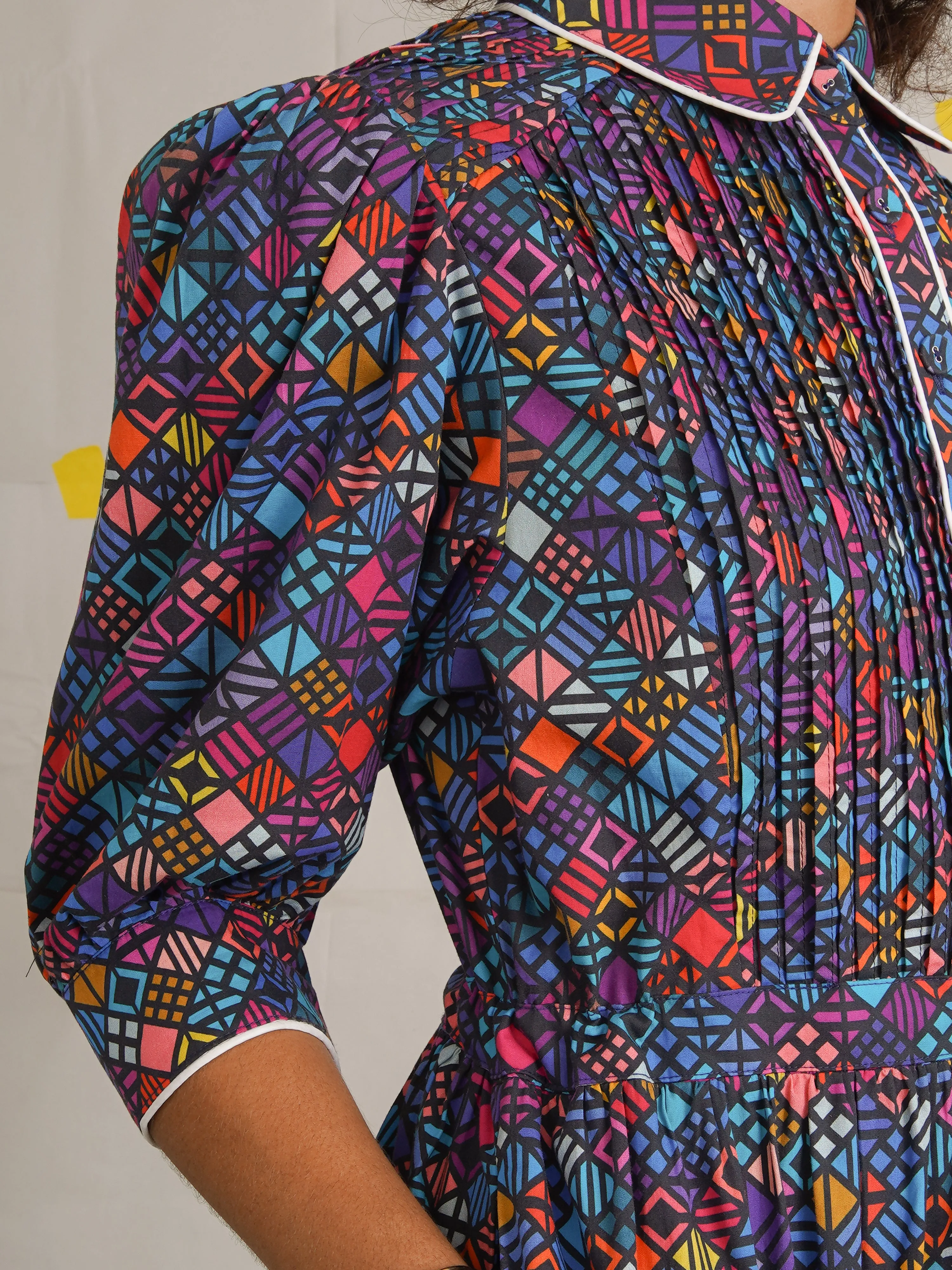 The Remi Cotton Midi Dress – Soft Structure, Statement Shape sold by Kemi Telford product image thumbnail 4