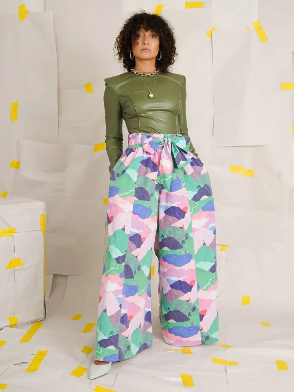 Ile Oba Wide-Leg Palazzo Pants sold by Kemi Telford