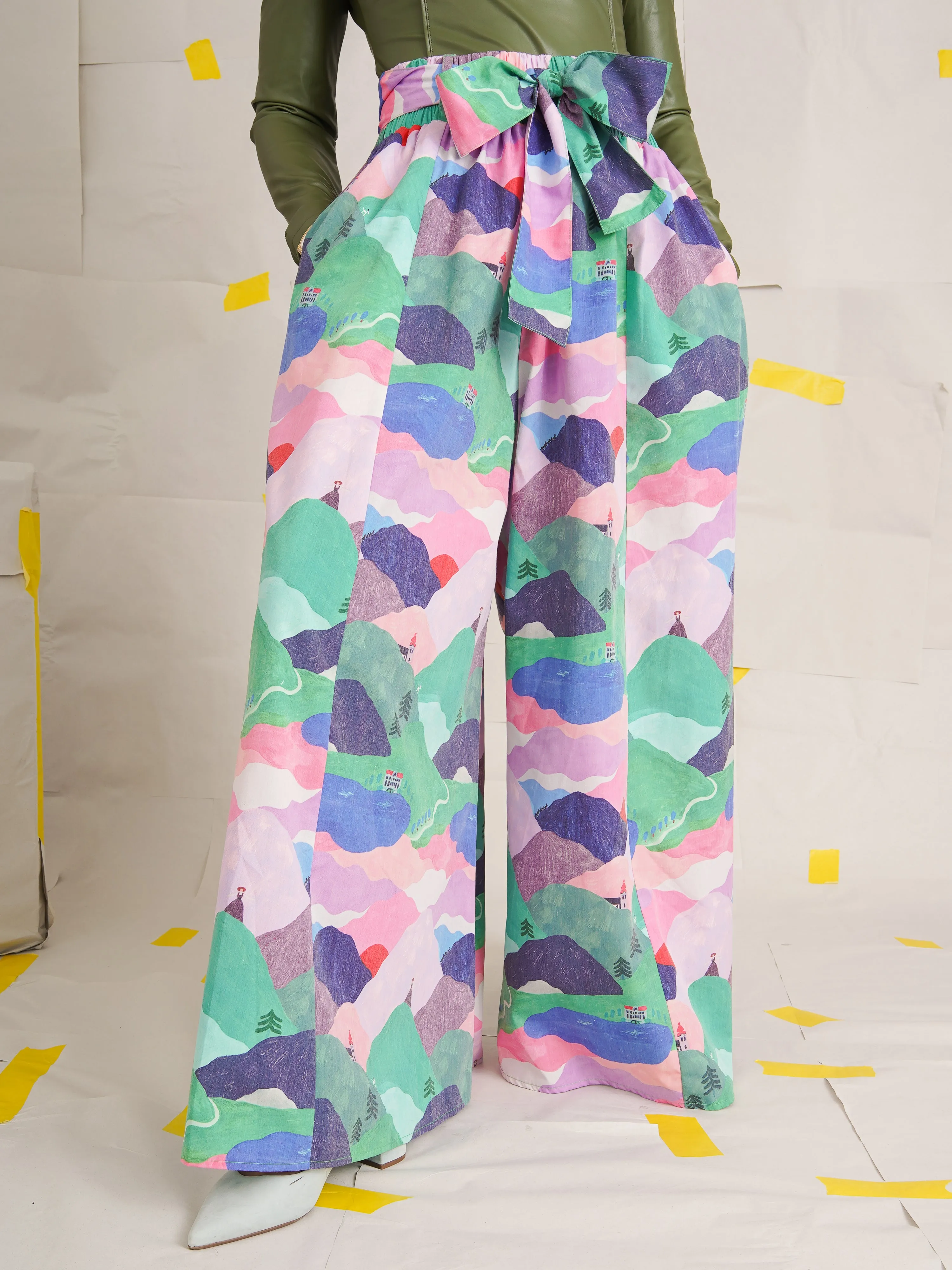 Ile Oba Wide-Leg Palazzo Pants sold by Kemi Telford product image thumbnail 5