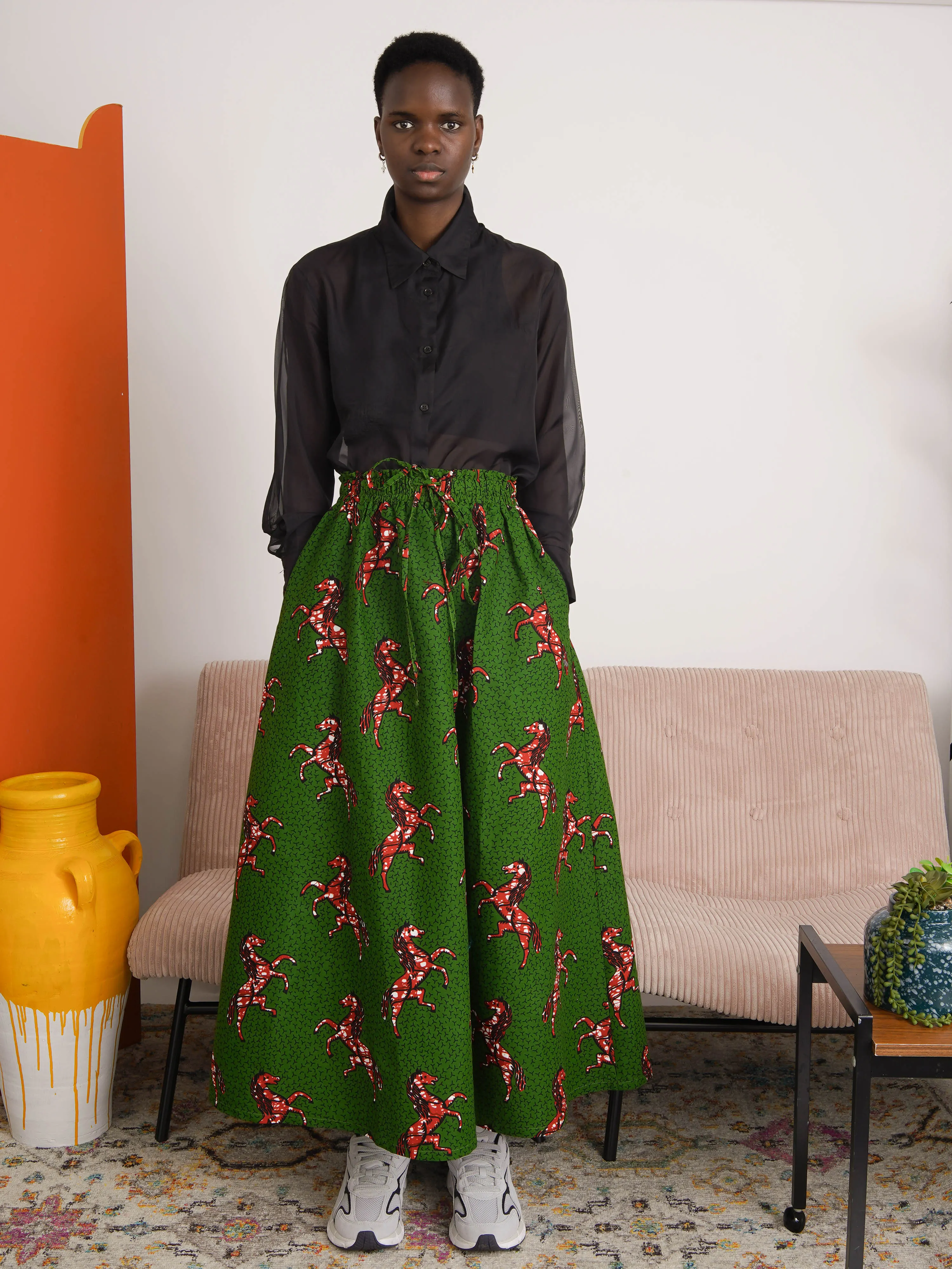 Galloping Horse Maxi Skirt sold by Kemi Telford product image thumbnail 2