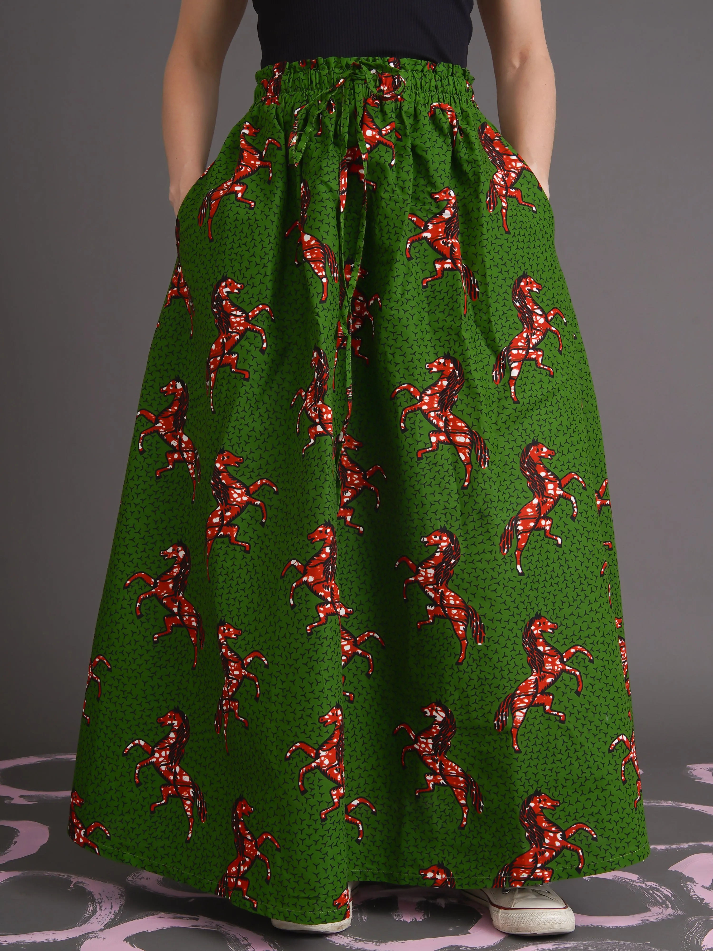 Galloping Horse Maxi Skirt sold by Kemi Telford product image thumbnail 3