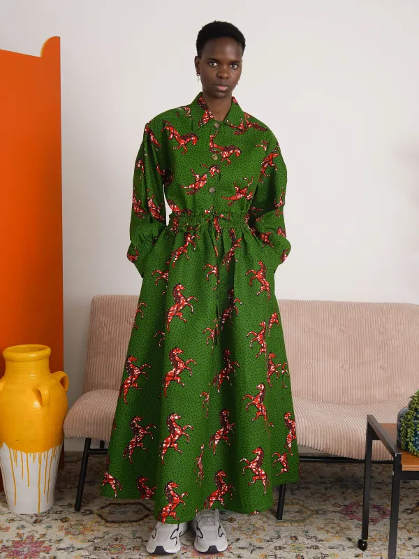 Galloping Horse Maxi Skirt sold by Kemi Telford