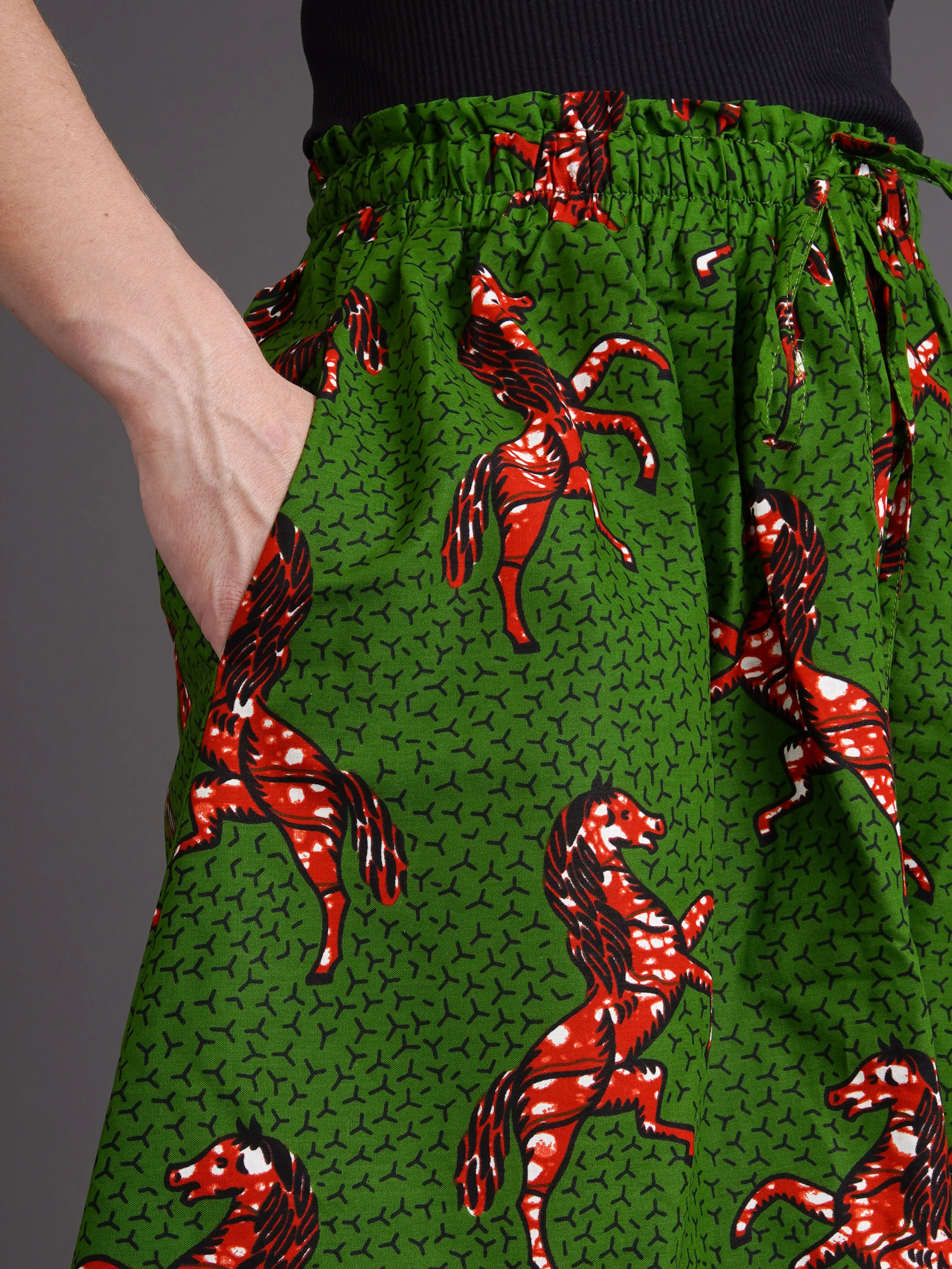 Galloping Horse Maxi Skirt sold by Kemi Telford product image thumbnail 5