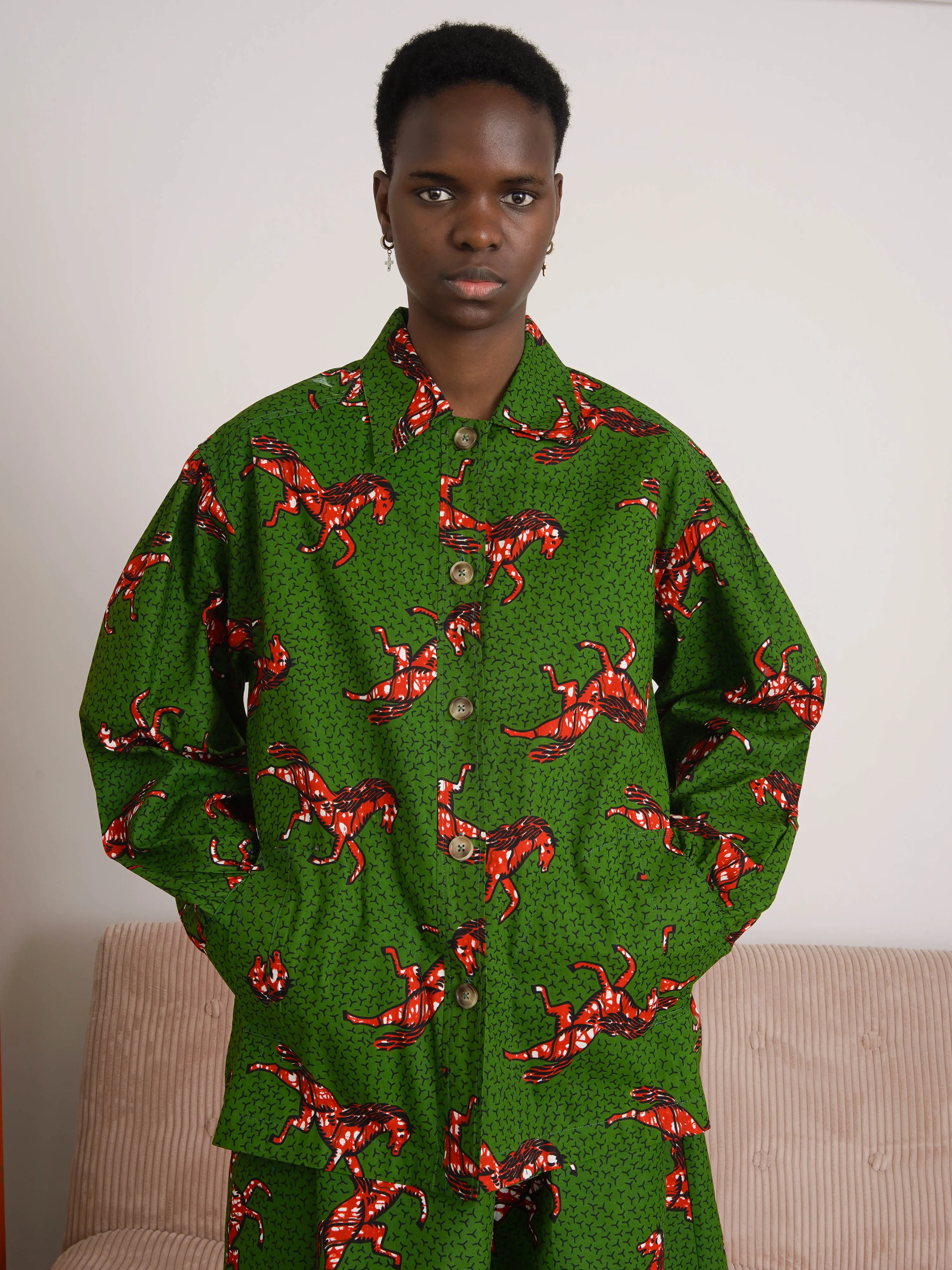 Galloping Horse Oversized Shirt - Freedom in motion sold by Kemi Telford