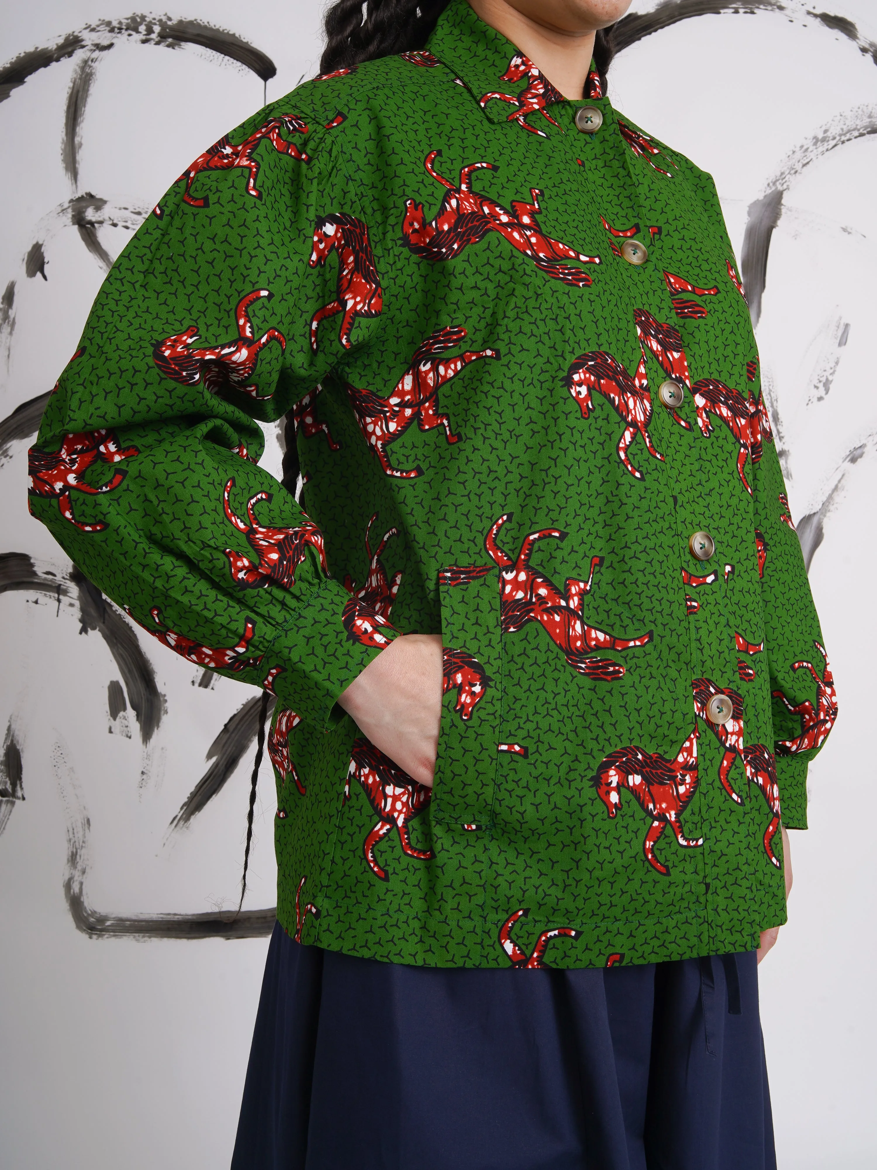 Galloping Horse Oversized Shirt - Freedom in motion sold by Kemi Telford product image thumbnail 3