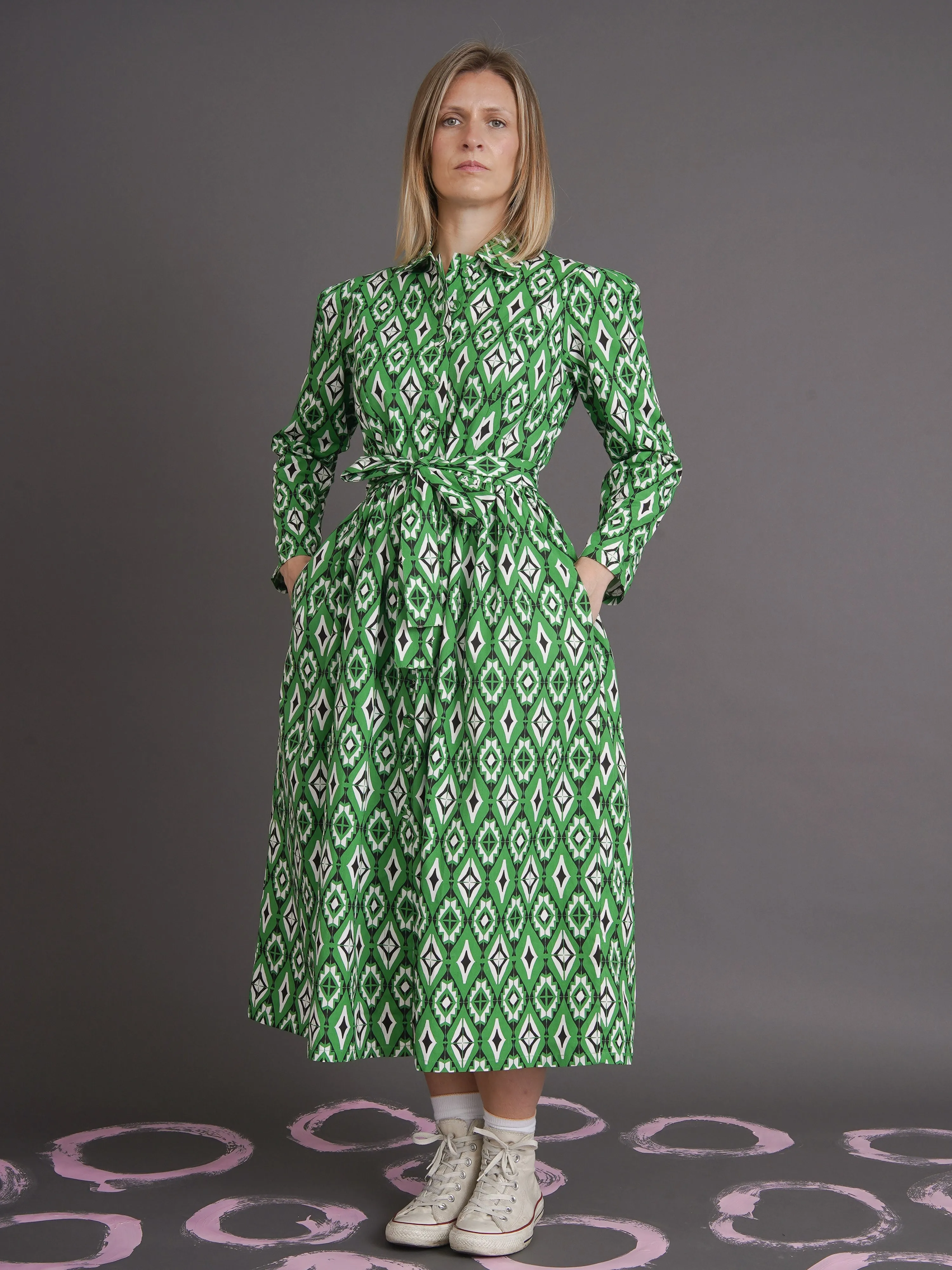 Malia Button Shirt Dress sold by Kemi Telford product image thumbnail 2
